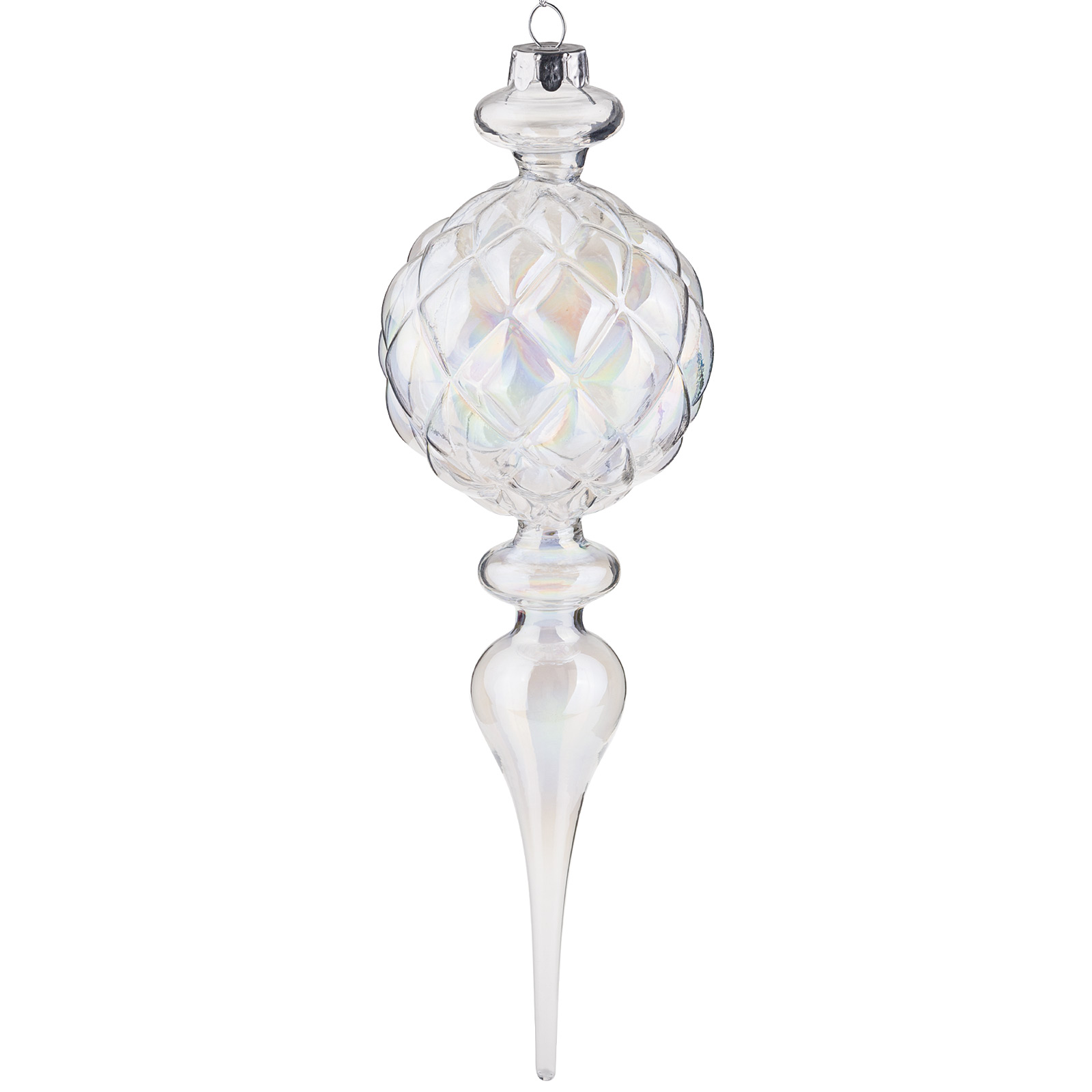 Изображение товара Стеклянная елочная игрушка Калабаш 8x36,5 см эффектный декор Новый год