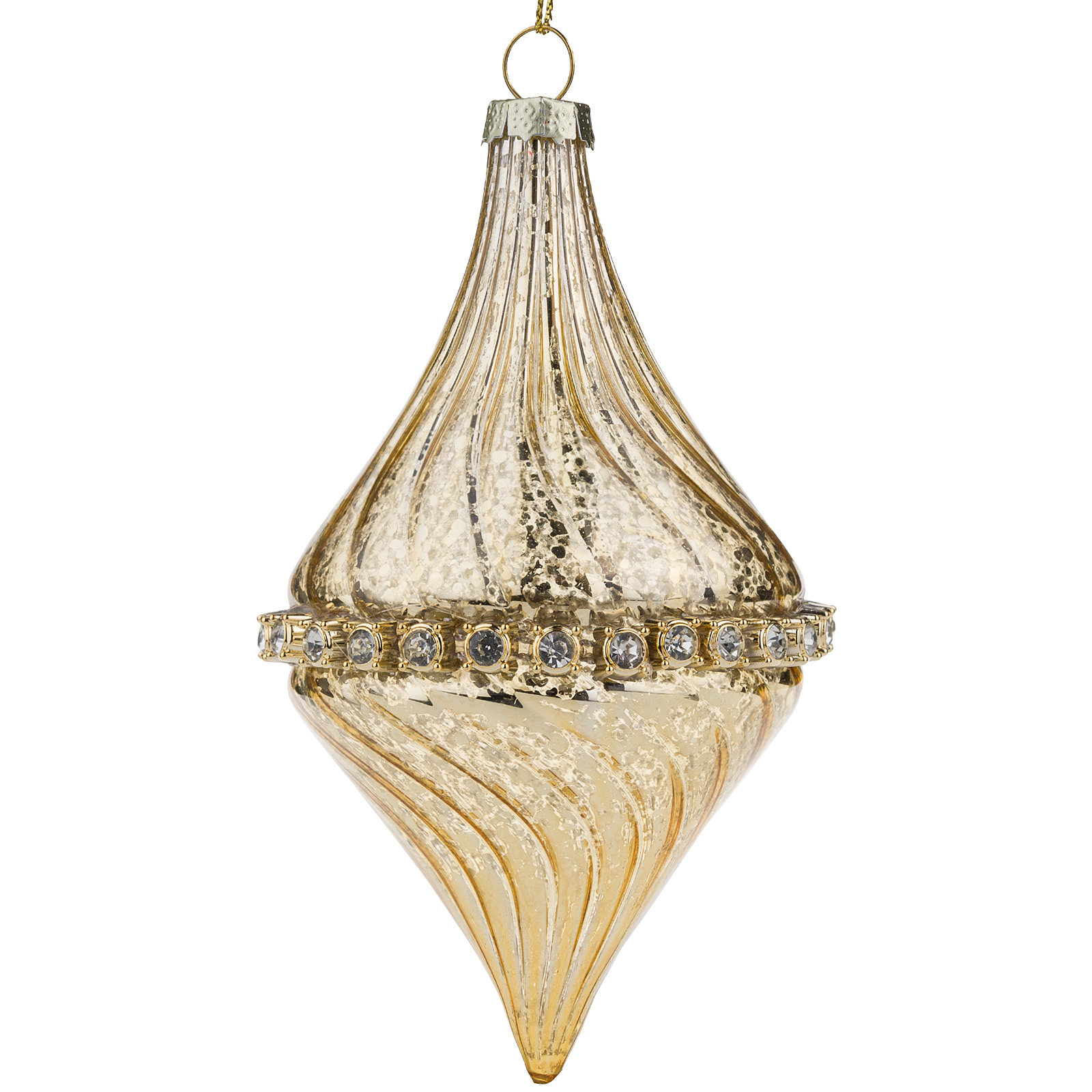 Изображение товара Елочная игрушка Капля стекло 7xH13 см от X-mas Club