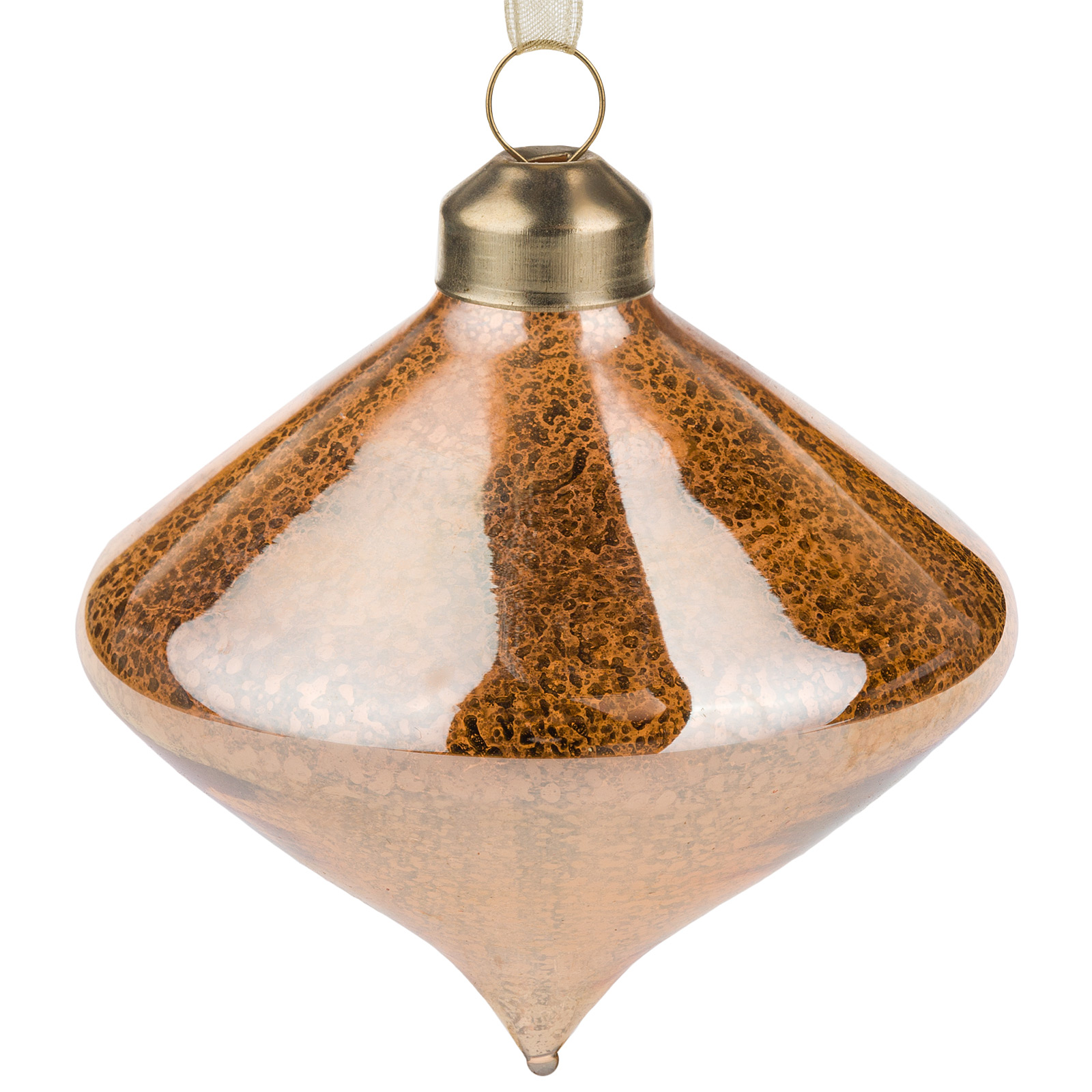 Изображение товара Елочная игрушка Капля стекло 8 см для новогоднего декора