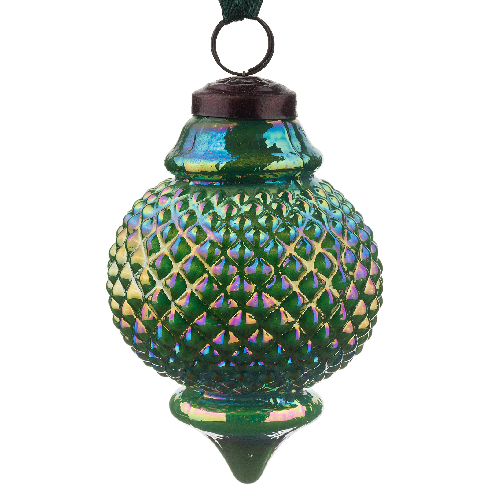 Изображение товара Елочная игрушка Луковка стекло D10 см