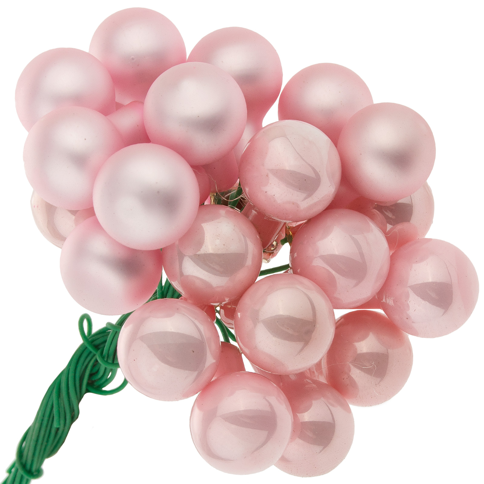 Изображение товара Набор елочных игрушек Шар на проволоке стекло D1,5 см 144 шт