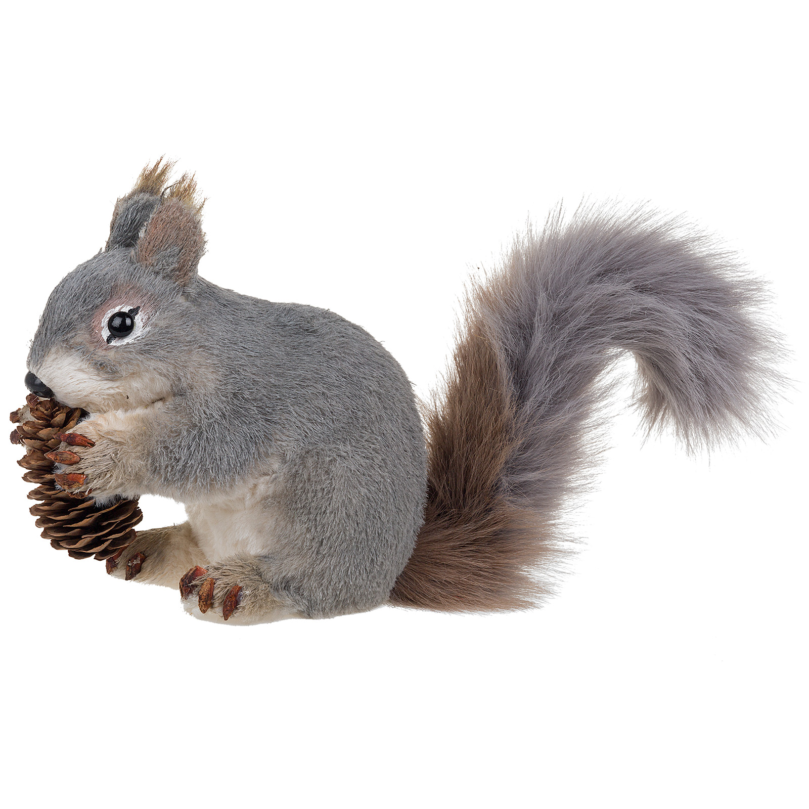 Изображение товара Очаровательная фигурка белки из искусственного меха для интерьера