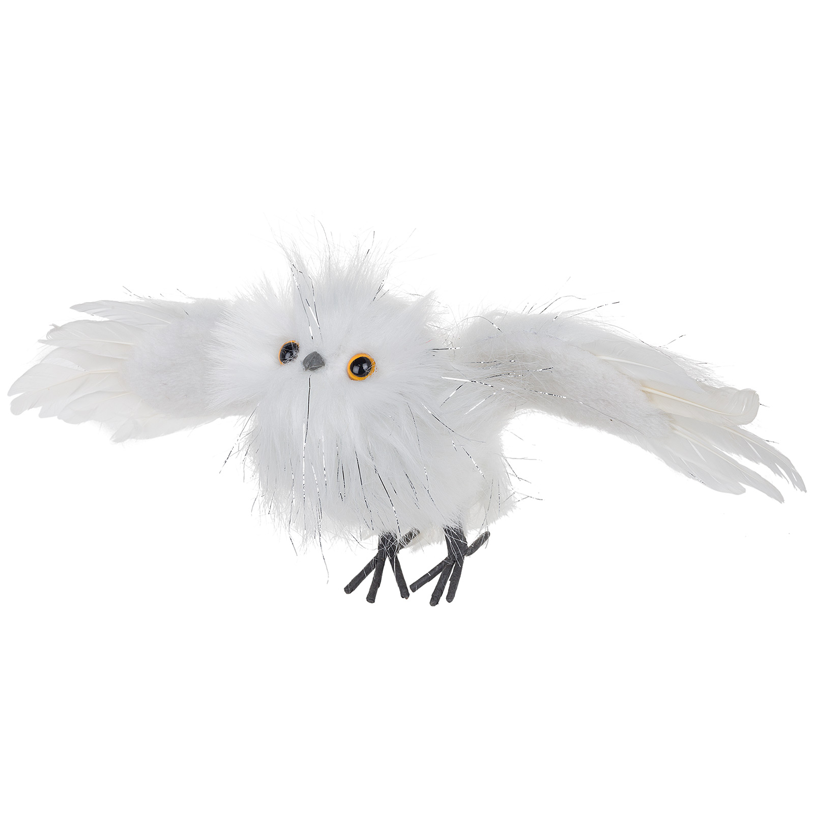 Изображение товара Фигурка Сова летящая из искусственного меха 34x9xH17 см