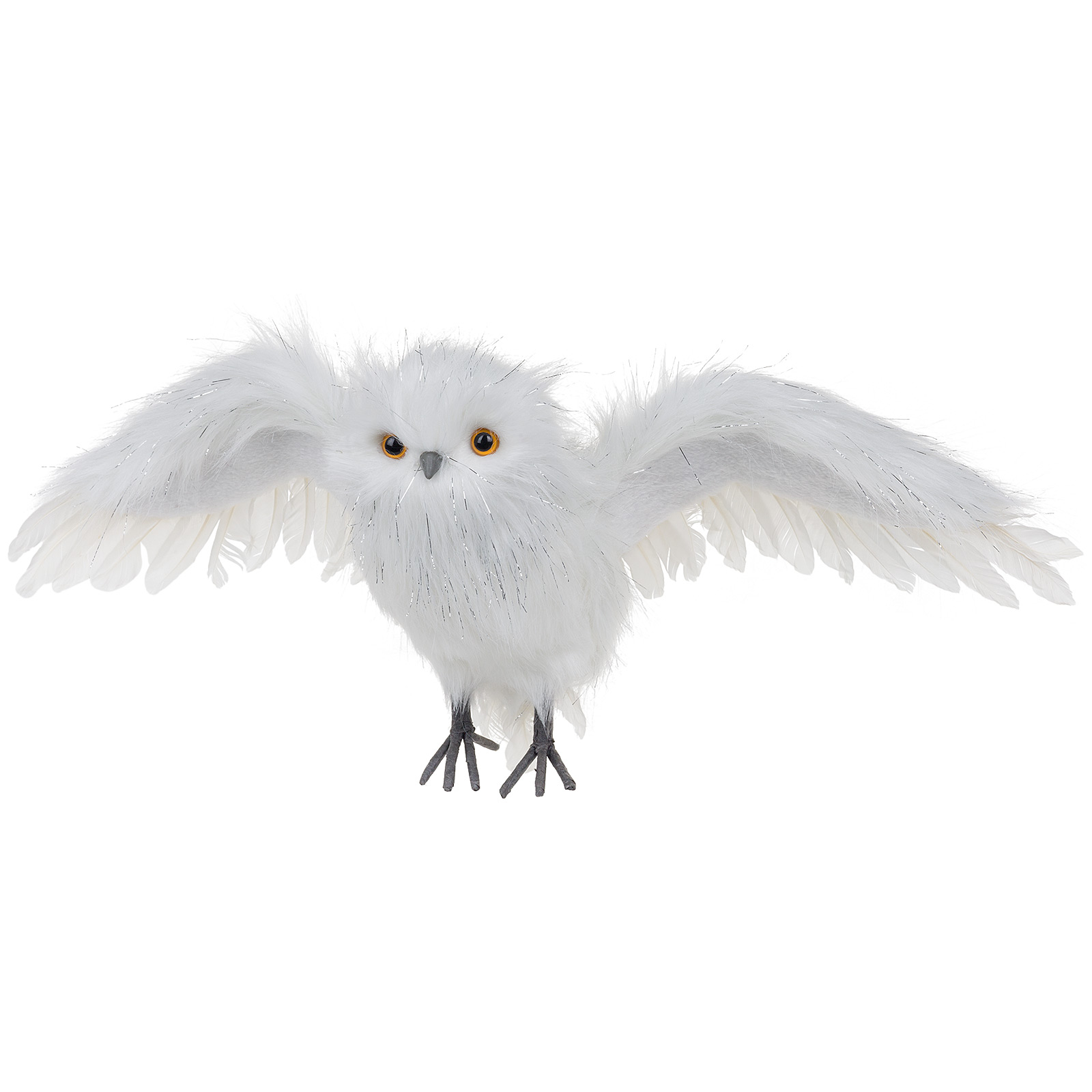 Изображение товара Фигурка совы в полете из искусственного меха 58x15xH26 см