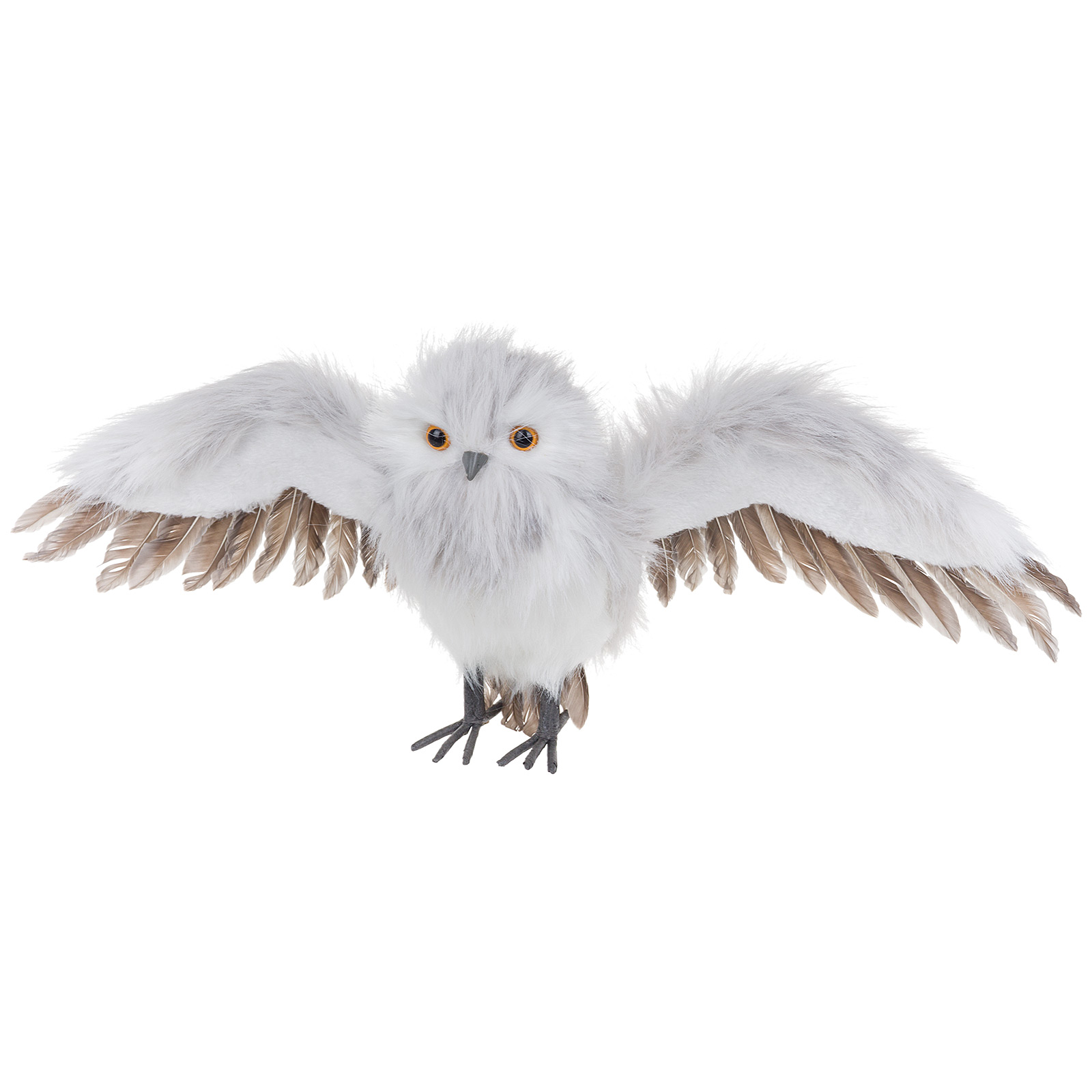 Изображение товара Эффектная фигурка совы в полете из искусственного меха 60x15 см