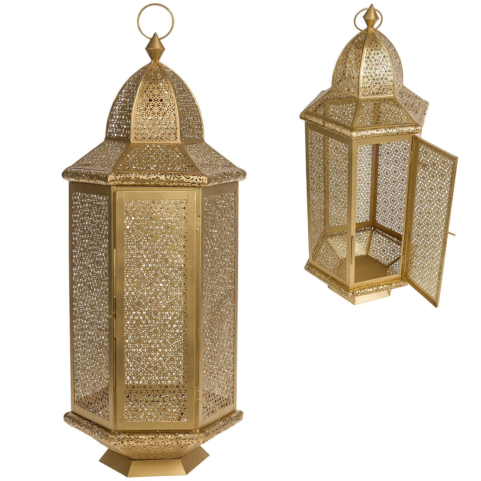 Изображение товара Фонарь Марроко из металла для декора интерьера и улицы