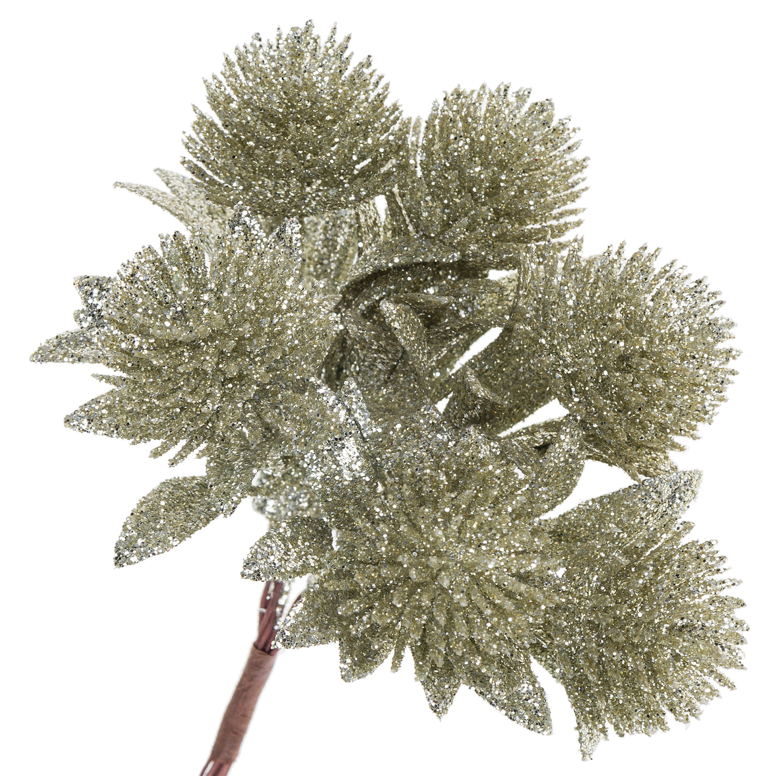 Изображение товара Цветок искусственный на вставке пластик нвбор 6 шт