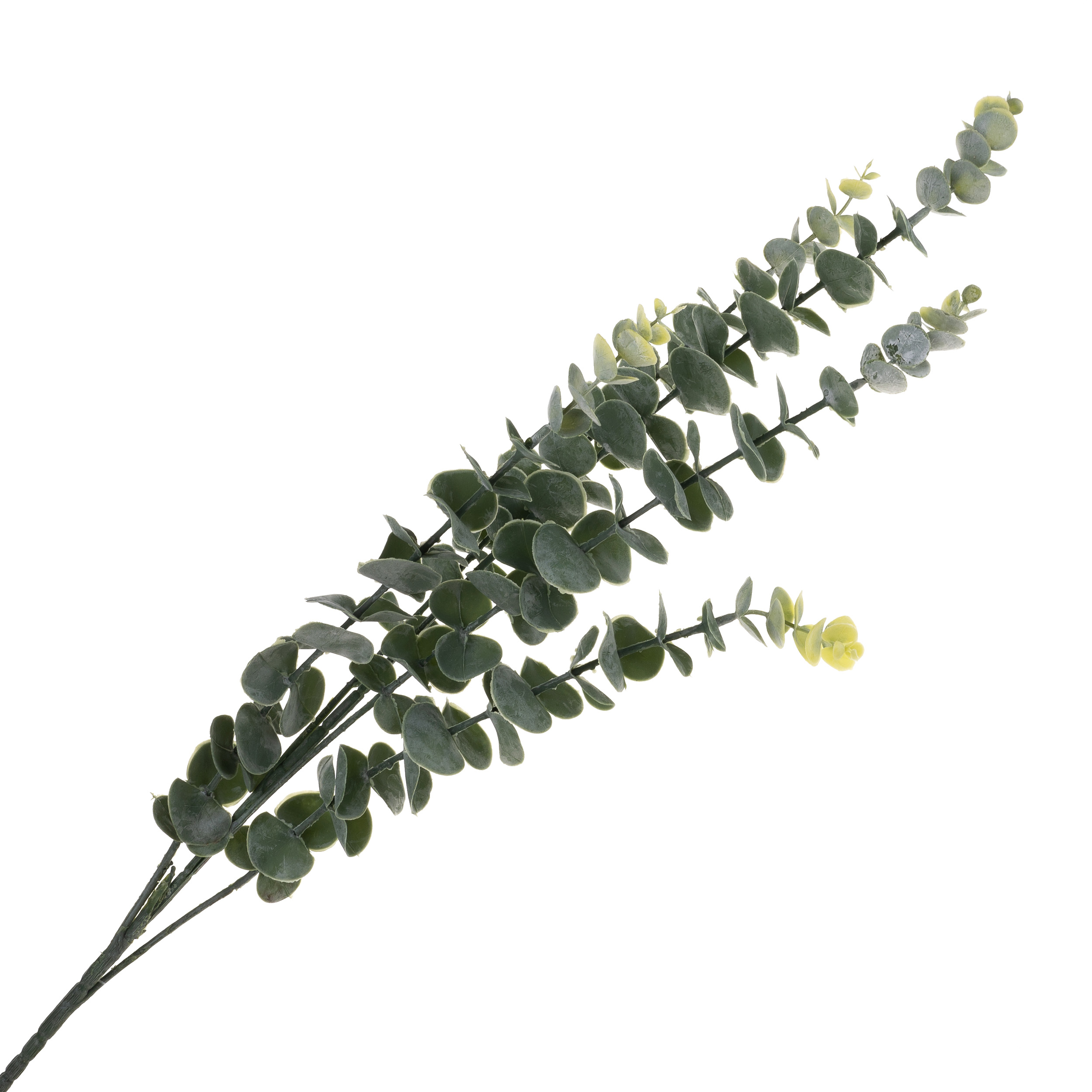 Изображение товара Искусственная ветка эвкалипта 88 см с силиконовым покрытием для декора