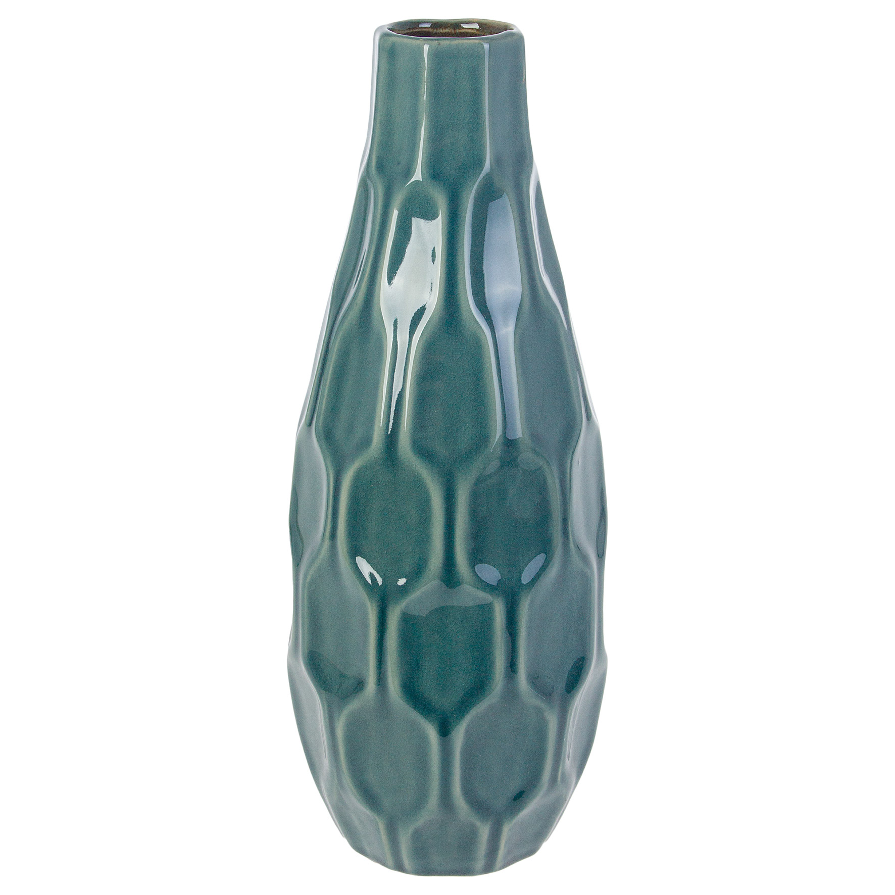 Изображение товара Ваза Соты керамика d5xh33 см - элегантный декор для вашего дома