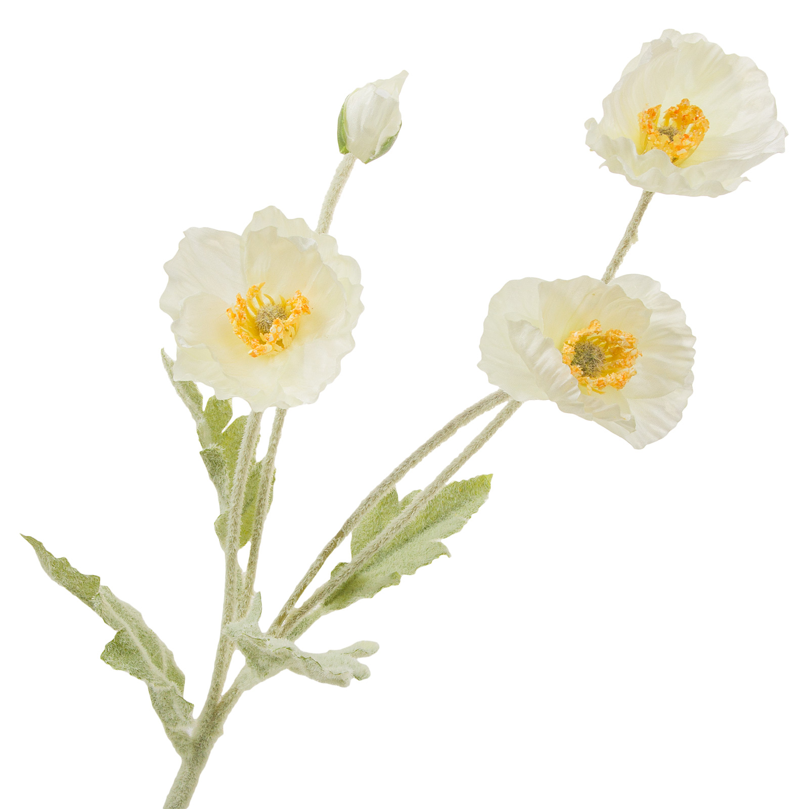 Изображение товара Искусственный цветок Мак высотой 57 см для интерьера