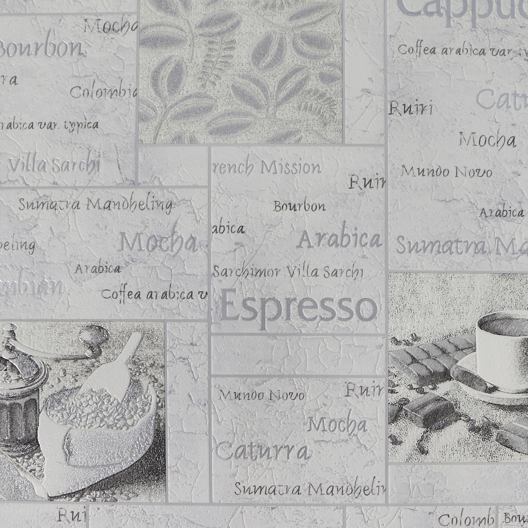 Изображение товара Обои Elysium компакт-винил Арабика 94112 0,53x10,05м серые