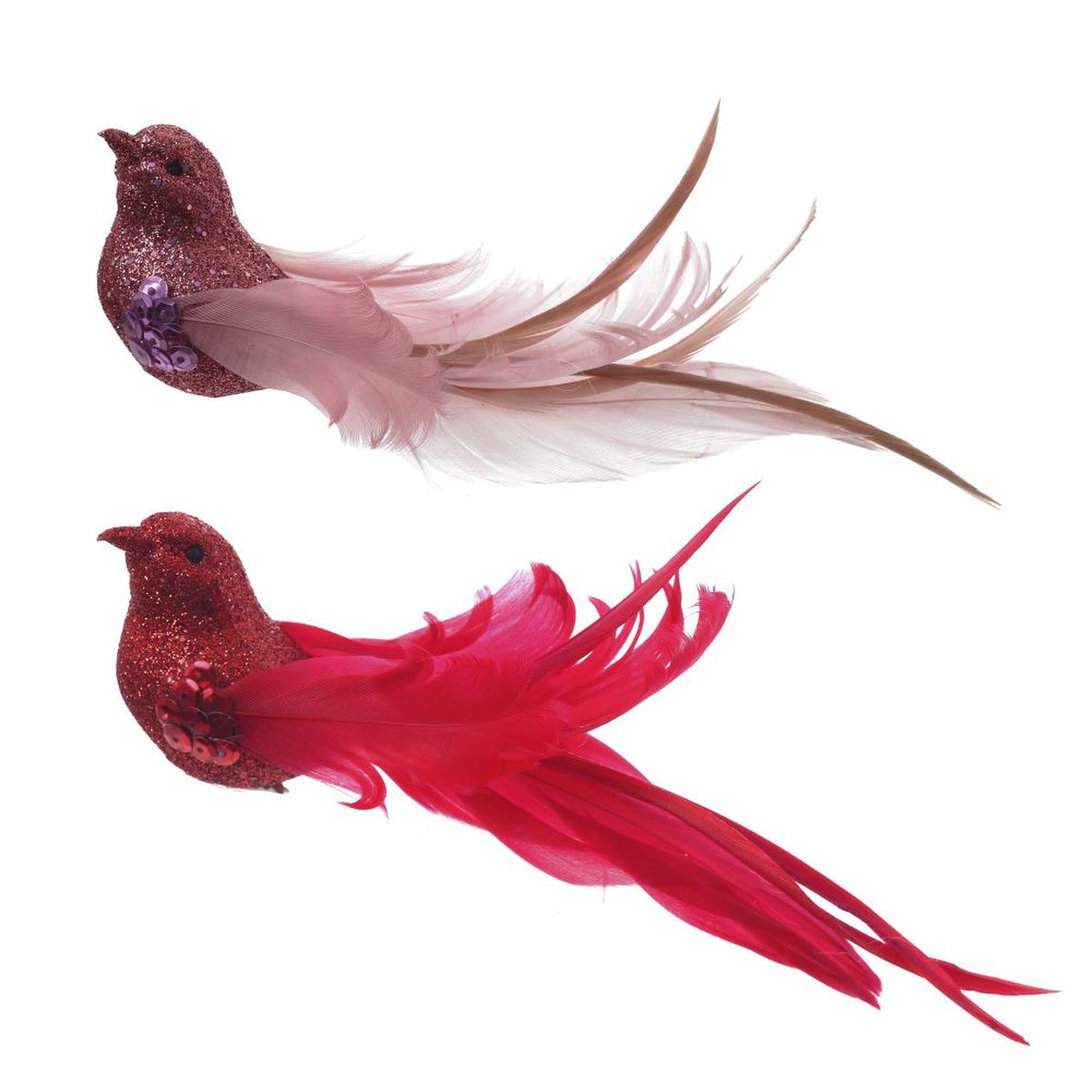 Изображение товара Изделие декоративное Птичка голубой для новогоднего декора