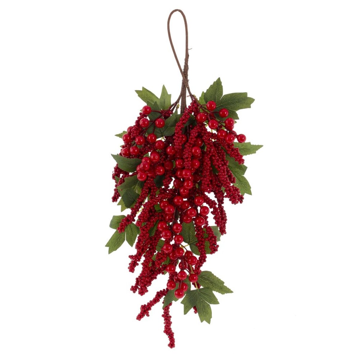 Изображение товара Изделие декоративное подвесное Гроздь L26 W8 H58 см красный