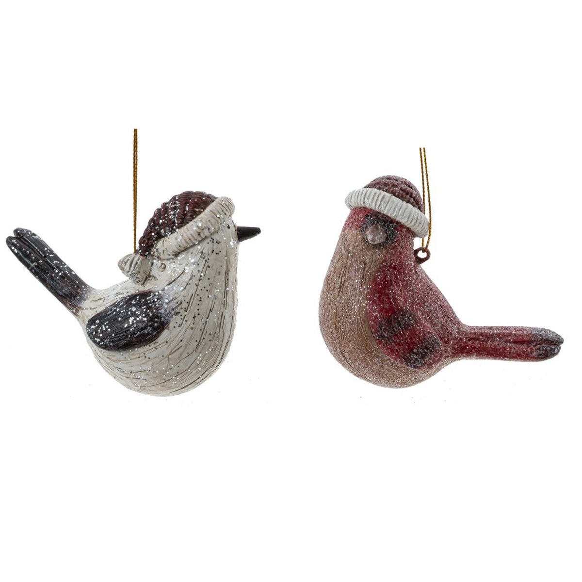 Изображение товара Украшение новогоднее Птичка красная 9x5x75 см