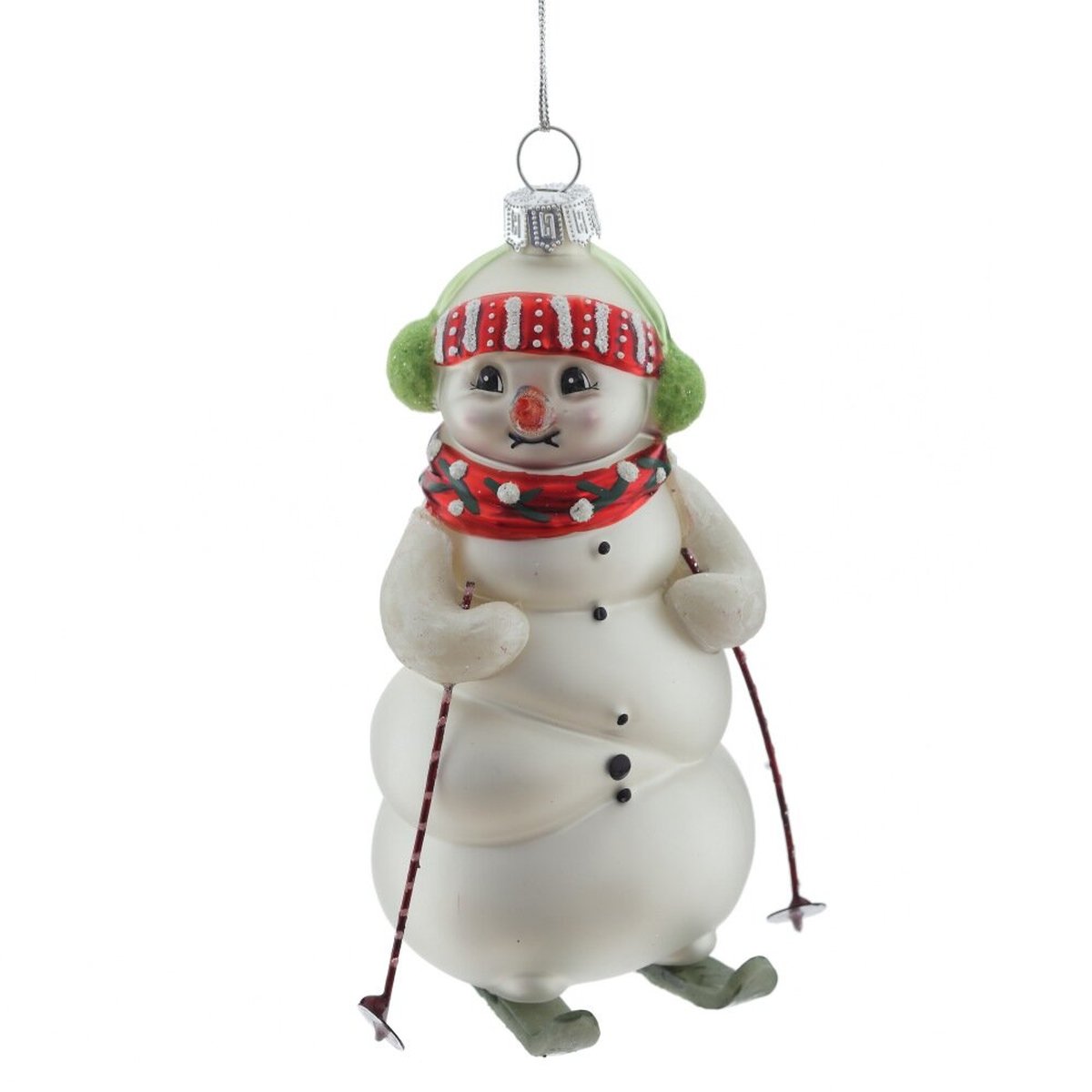 Изображение товара Украшение новогоднее Снеговик L8 W7 H135 см белый