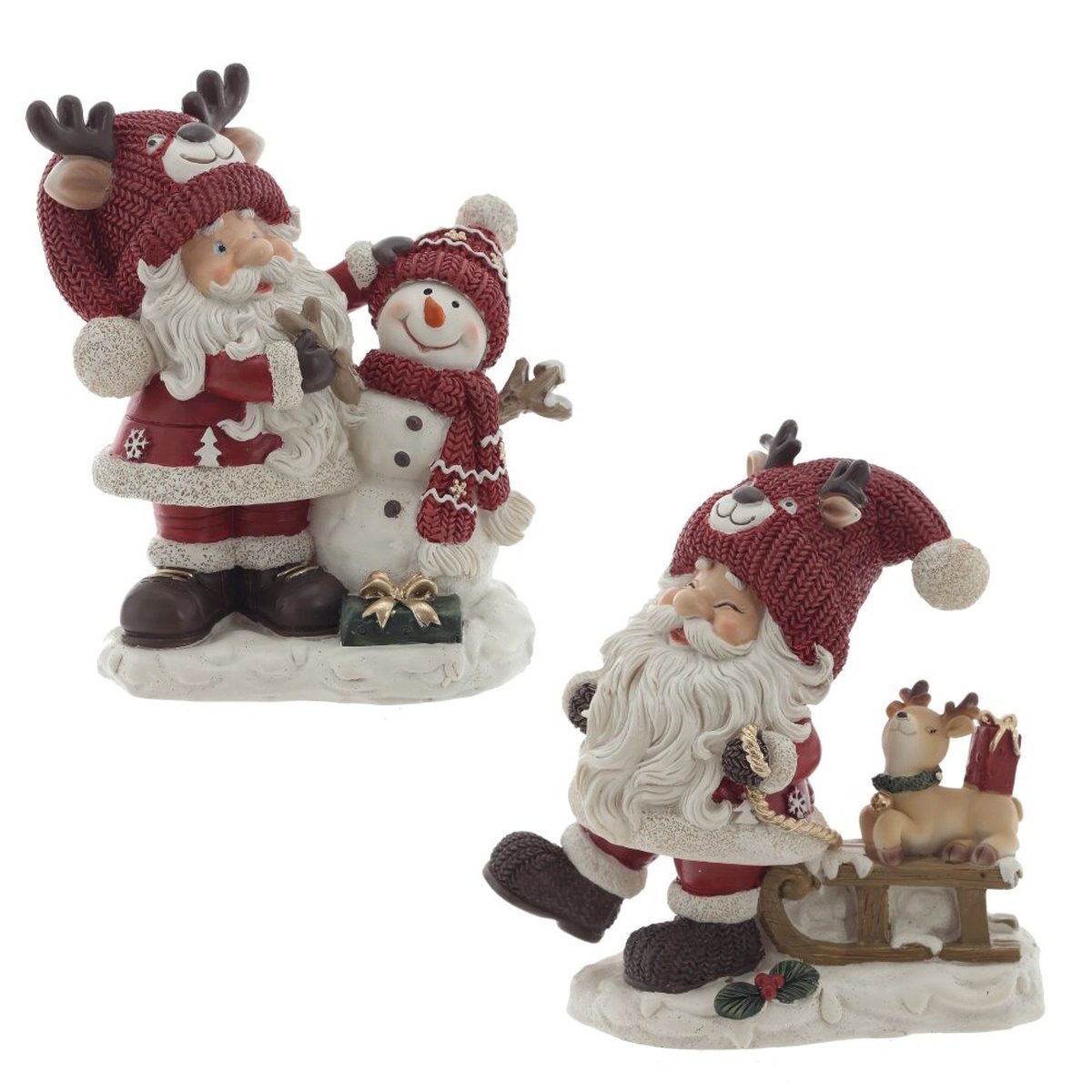 Изображение товара Декоративная фигурка Дед Мороз 2в. 11,5 см красный