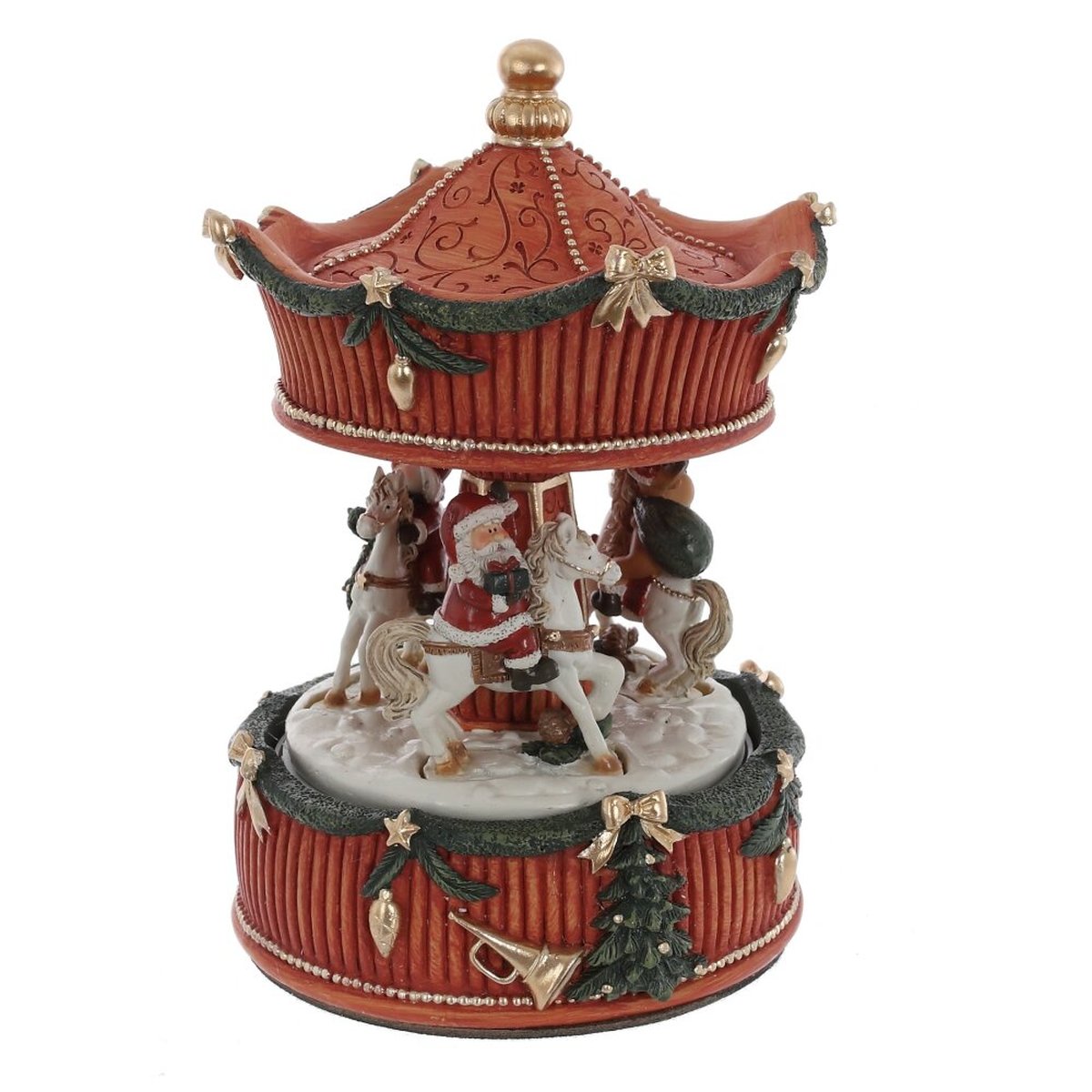 Изображение товара Декоративная фигурка Ёлочка с музыкой и движением 23 см зеленый