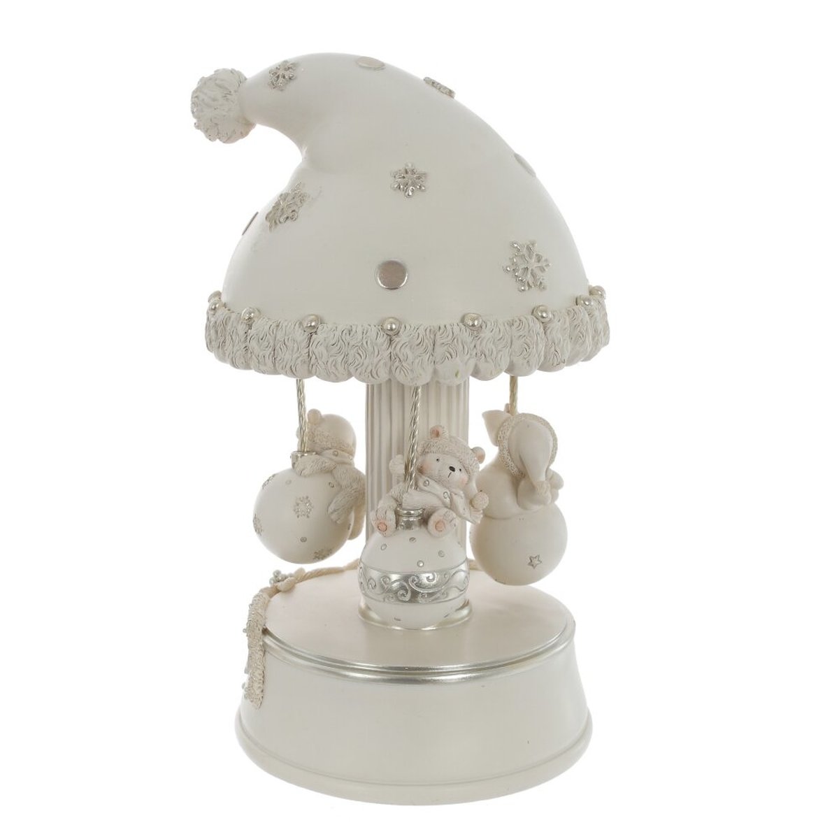 Изображение товара Фигурка декоративная Карусель (муз движ) L11 W11H16 см зеленый