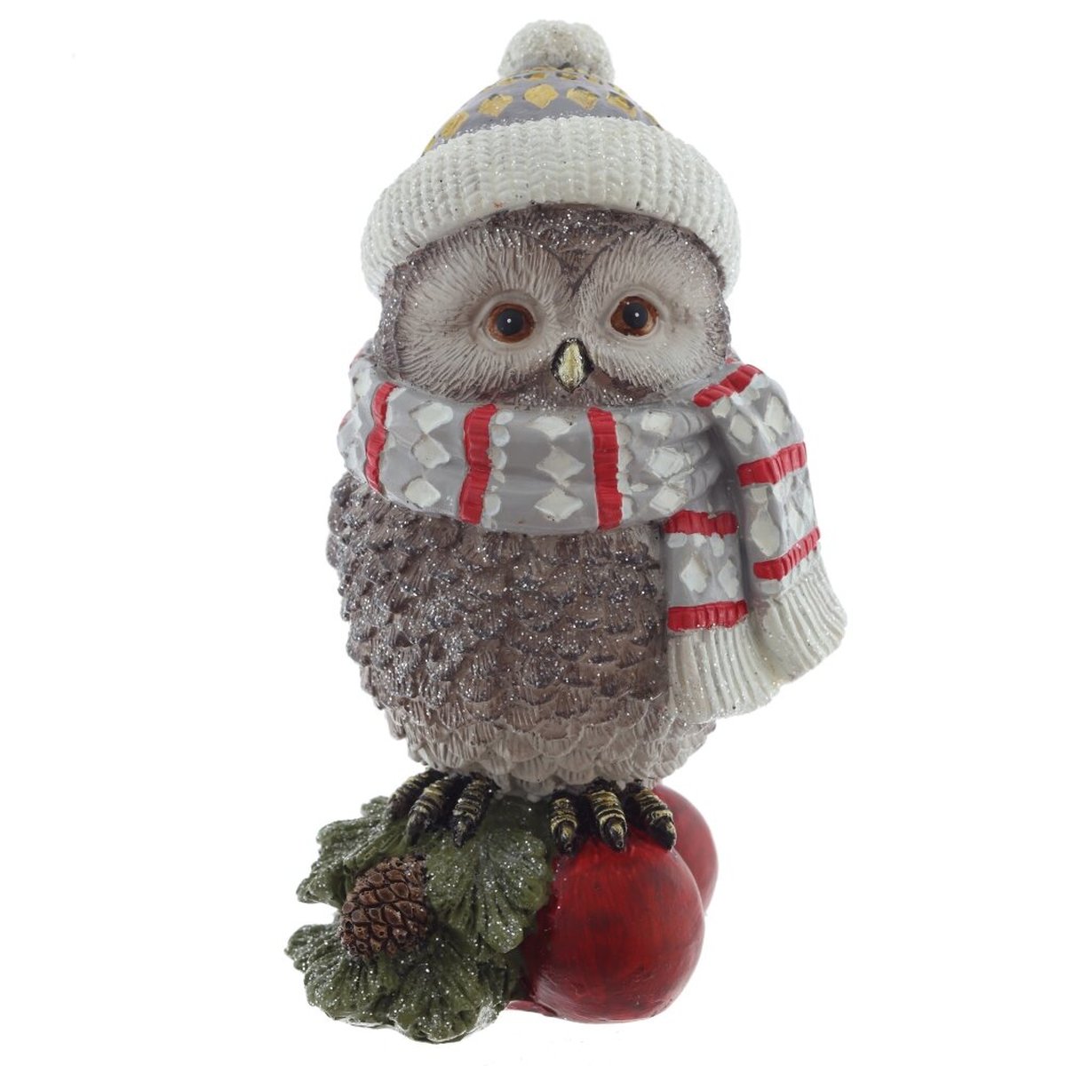 Изображение товара Фигурка декоративная Снеговик L7,5 W6 H11 см 2в. многоцветный