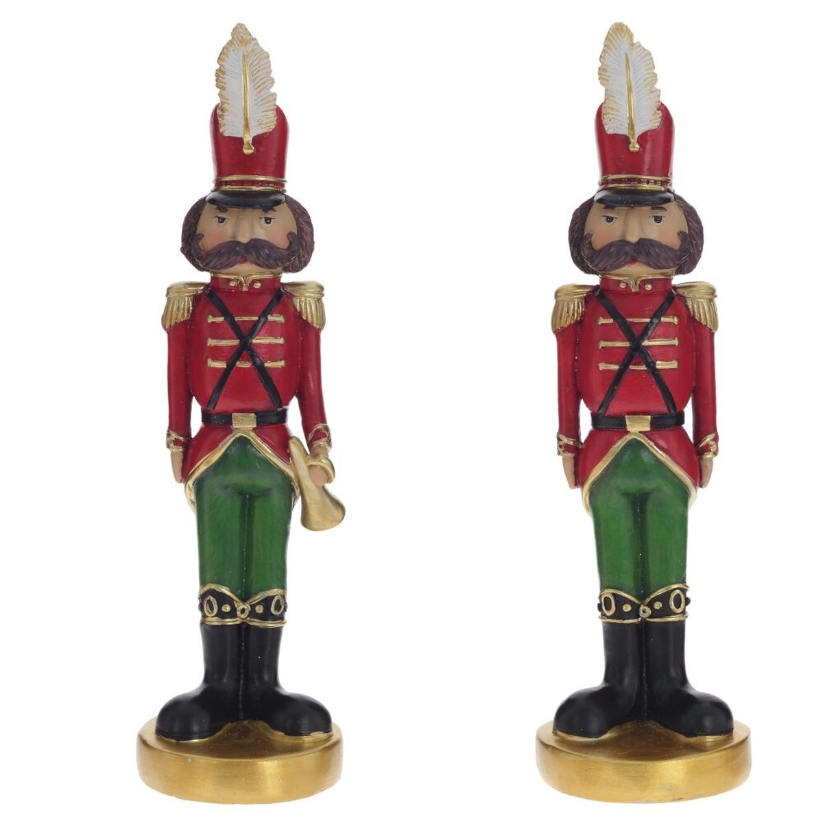 Изображение товара Декоративная фигурка Солдатик L5,5 W6 H23,5 см зеленый для новогоднего декора