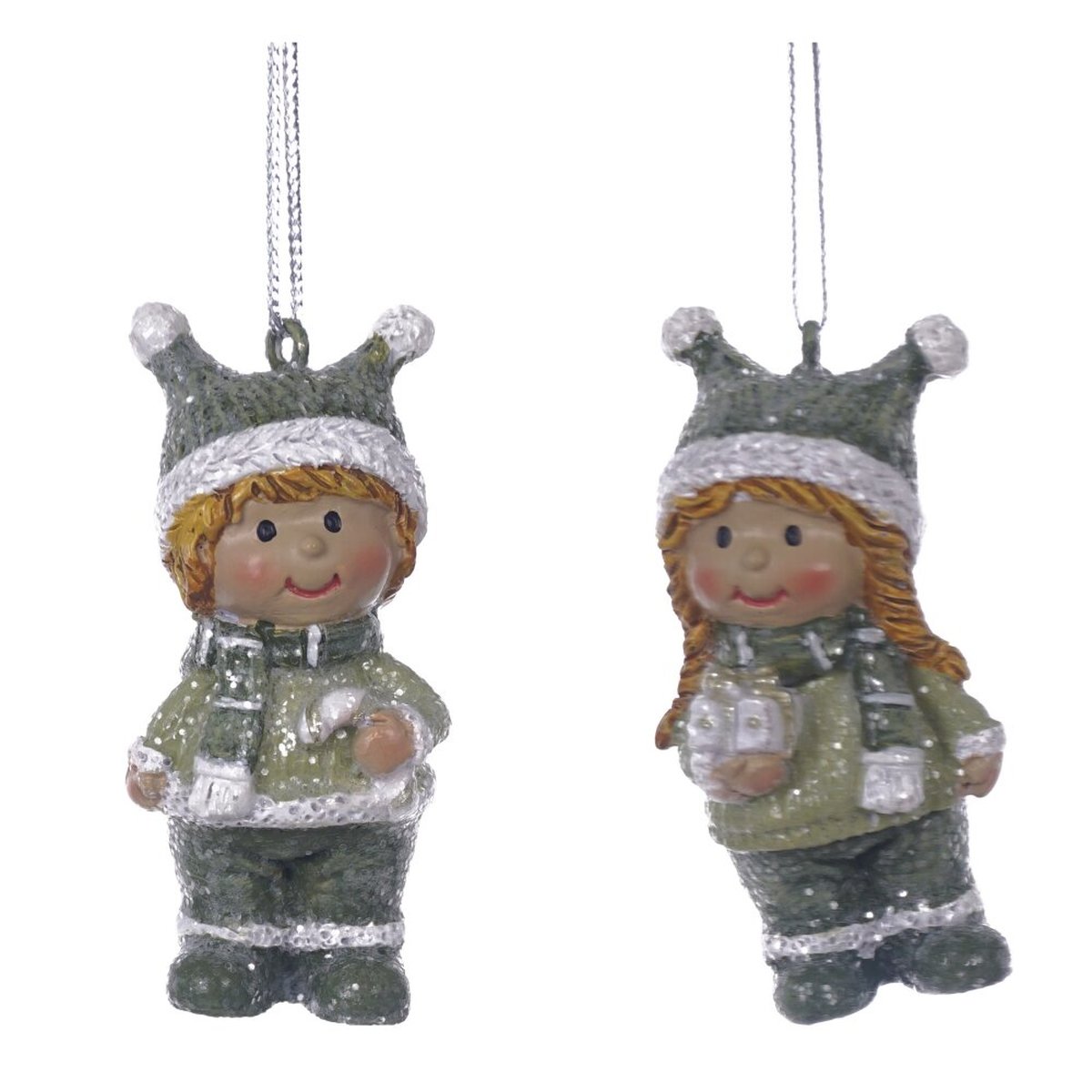 Изображение товара Фигурка декоративная подвесная Дети L3 W2,5 H6,5 см, 2в.