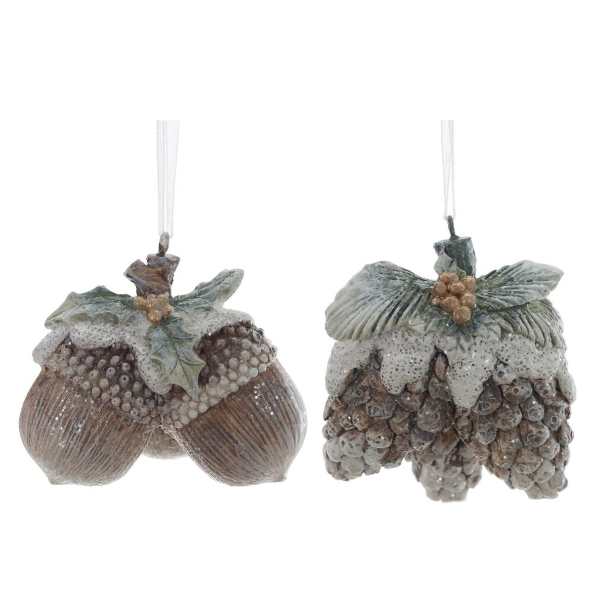 Изображение товара Декоративная фигурка подвесная Сова L5,5 W5 H7,5 см, 3в. серый