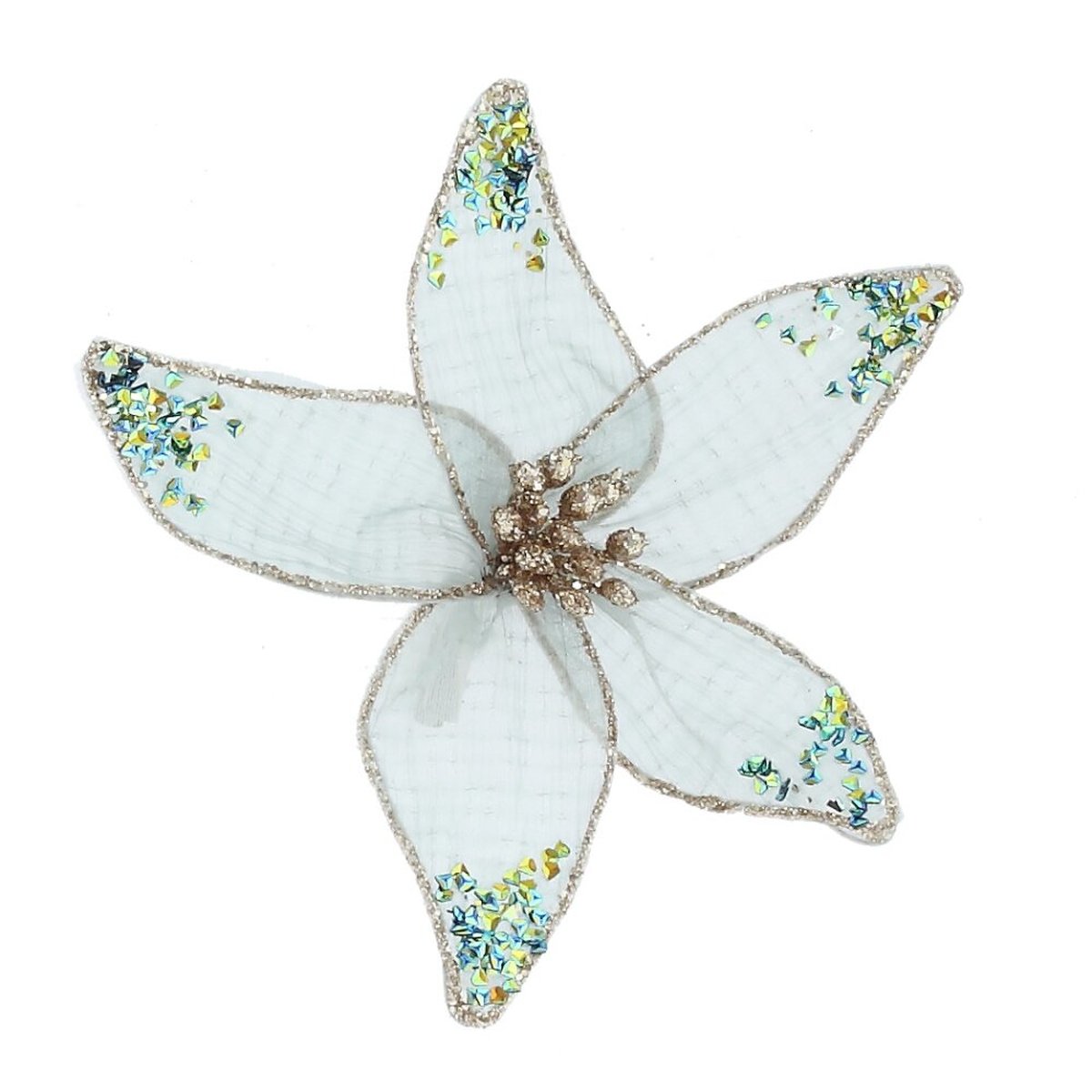 Изображение товара Цветок искусственный Магнолия L30 W30 H57 см розовый