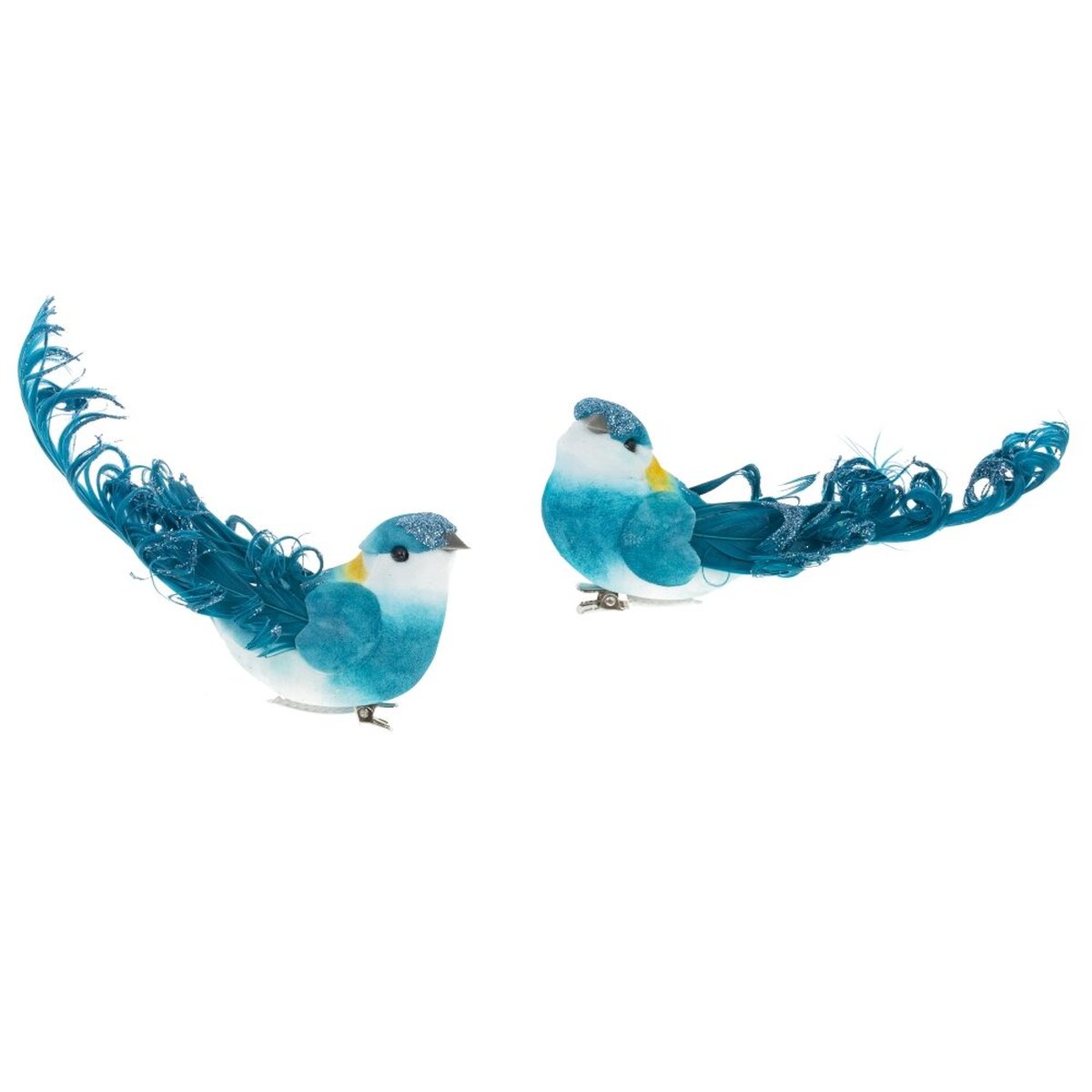 Изображение товара Декоративная ветка 130 см зеленая для новогодних украшений