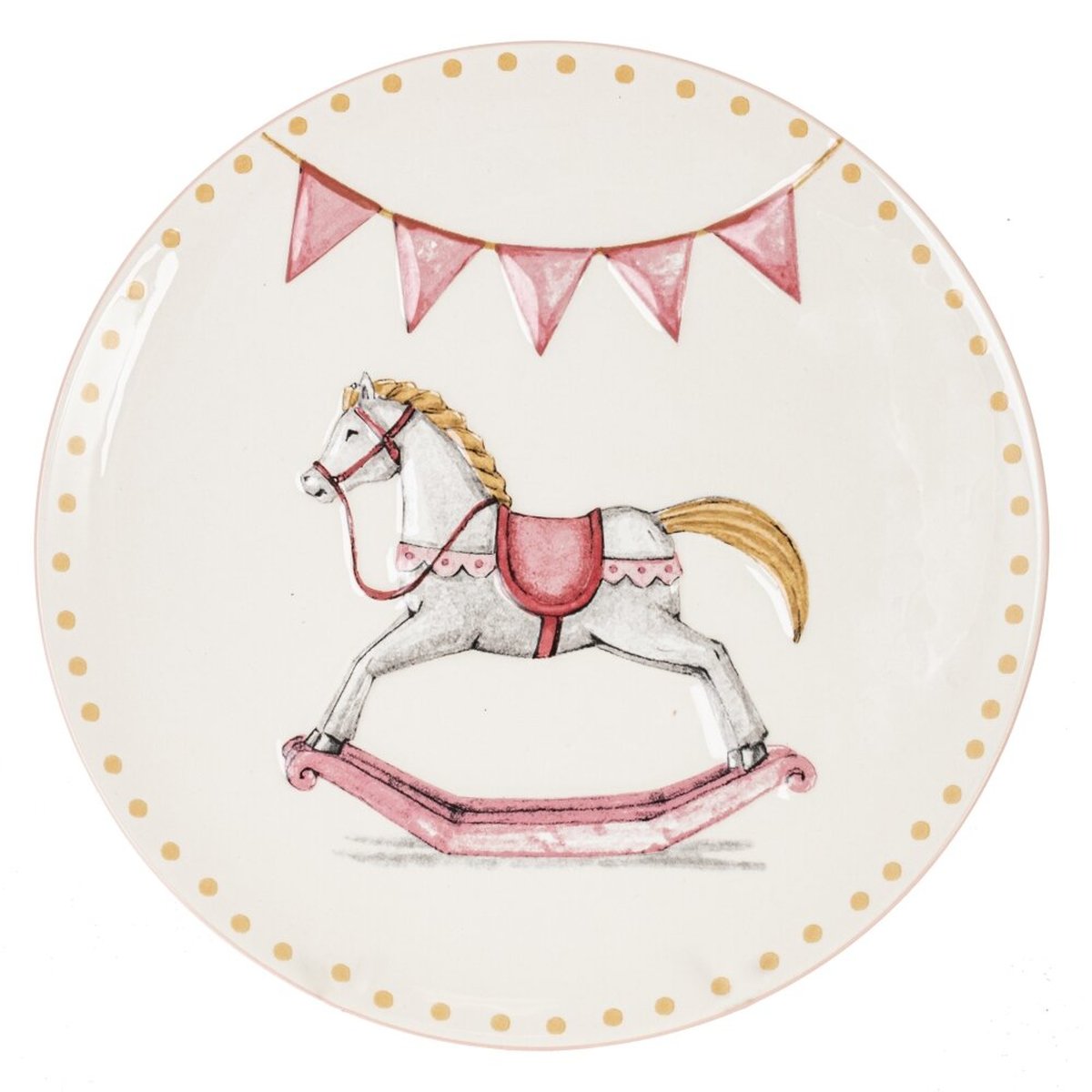 Изображение товара Тарелка Лошадка L25 W25 H25 см 