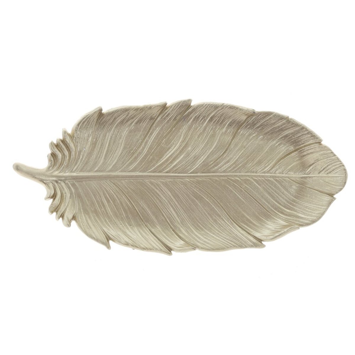 Изображение товара Декоративное блюдо L24,5 W12 H2 см золотистый для новогоднего стола