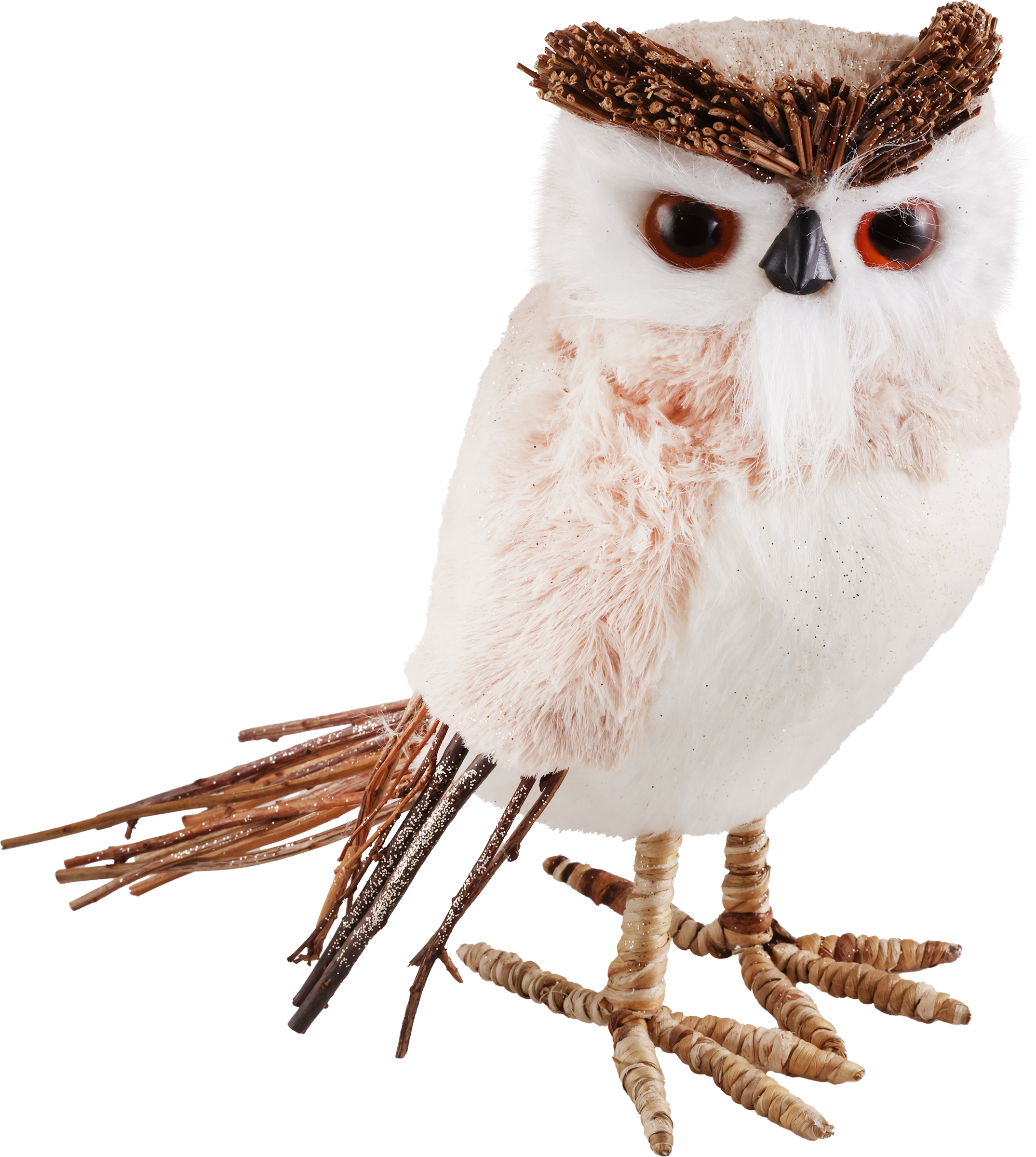 Изображение товара Фигура новогодняя HOMECLUB Сова северная 25см цв.серый Арт. NIHS146452