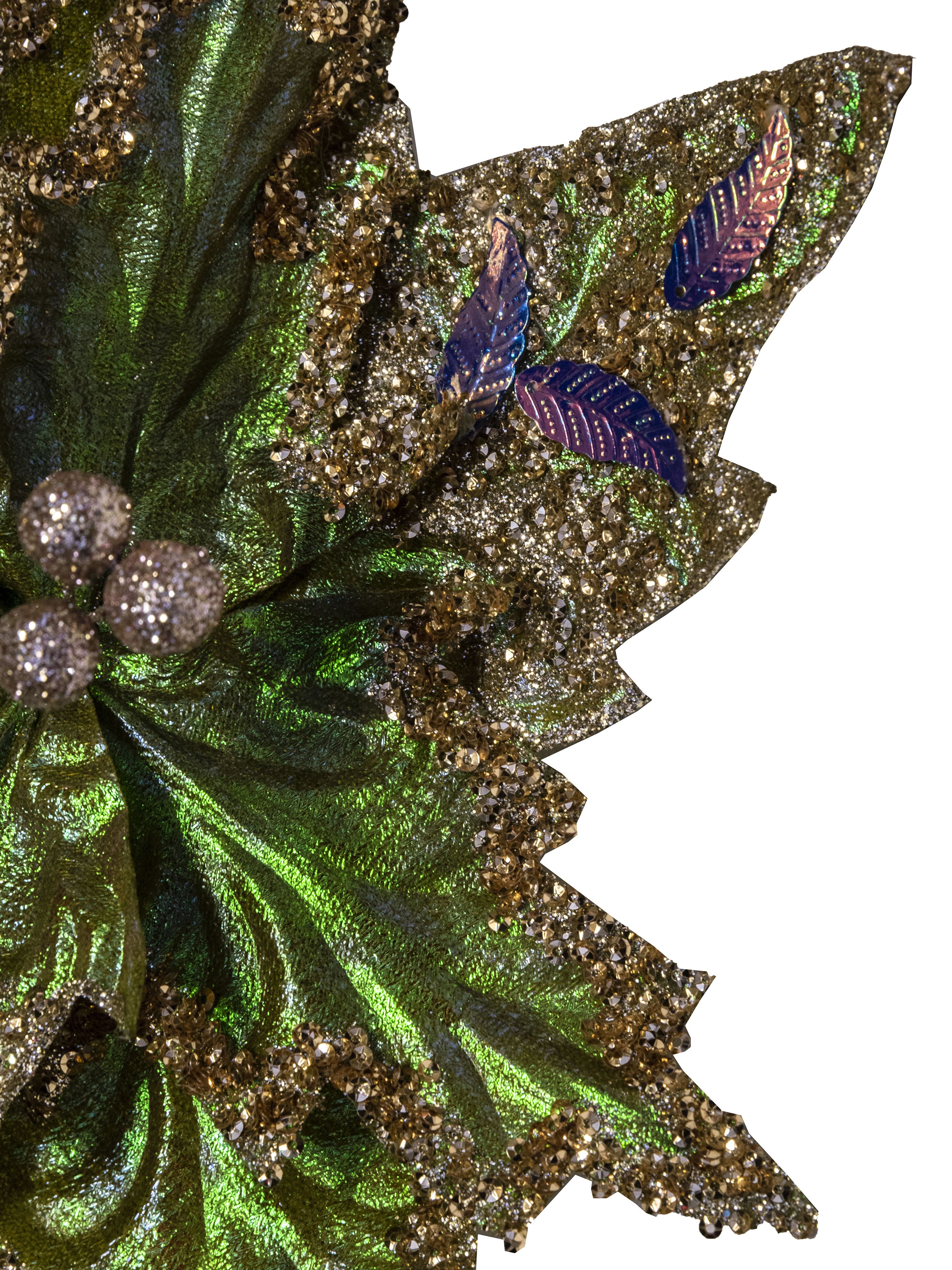 Изображение товара Новогоднее ёлочное украшение в виде цветка, 26х26х18, арт.92889