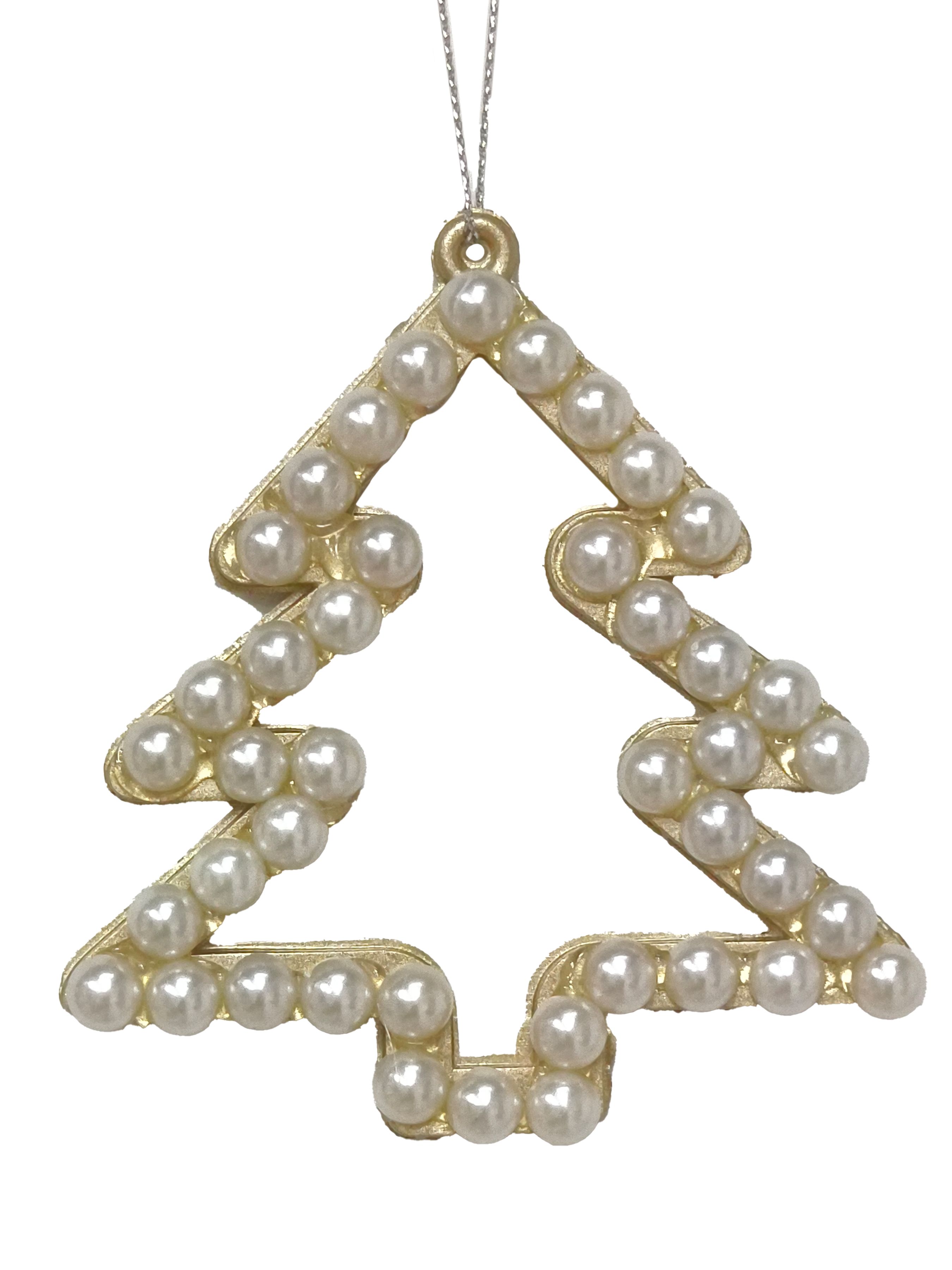 Изображение товара Новогоднее подвесное украшение 9 арт.94891 белое для елки