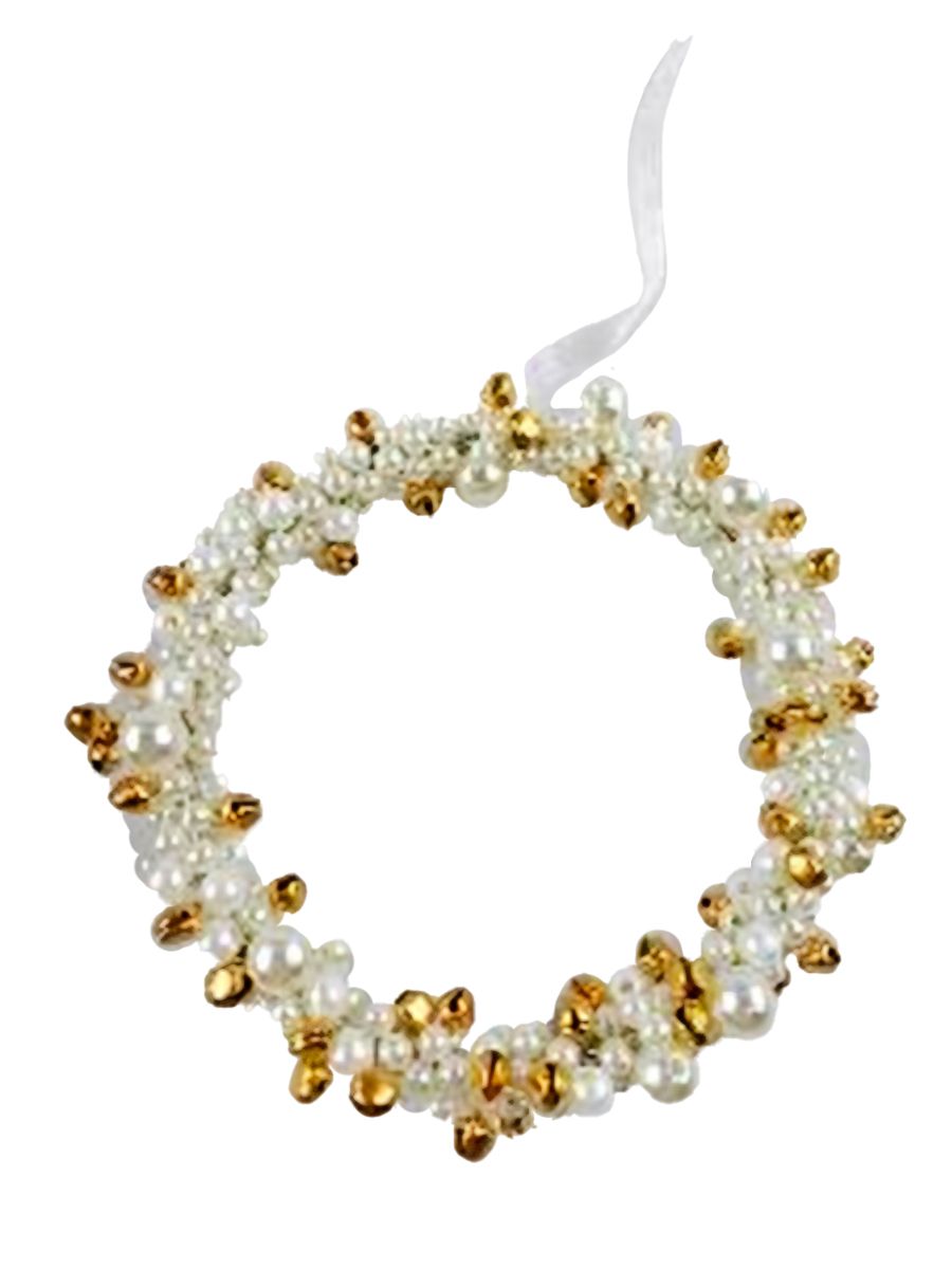 Изображение товара Новогоднее подвесное украшение, белое, 14х14х2 см, Феникс-Презент