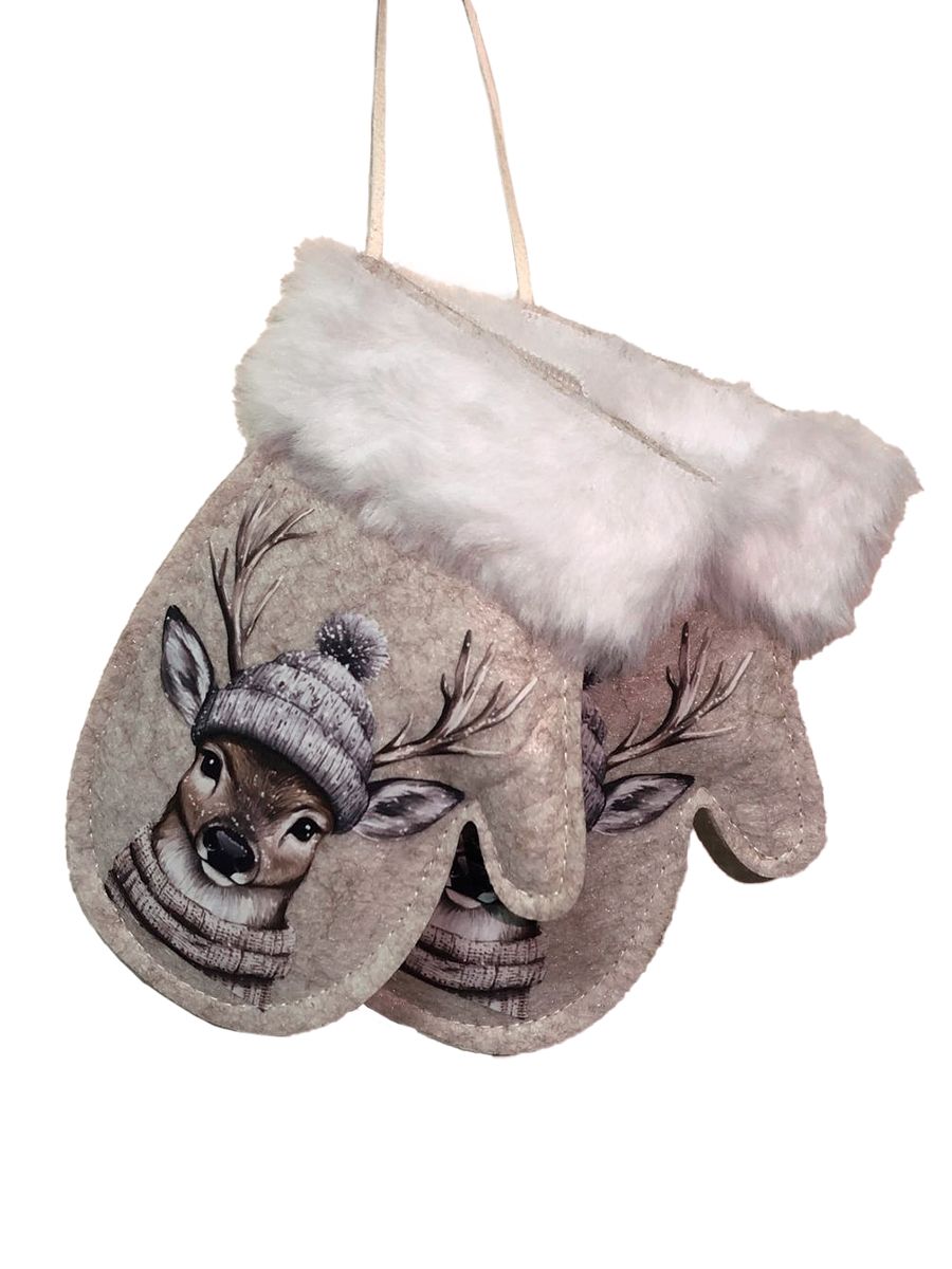 Изображение товара Новогоднее подвесное украшение 10x1,2x14 см арт.95266 многоцветное