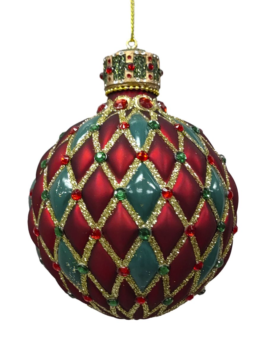 Изображение товара Новогоднее подвесное украшение яркое многоцветное 8x8x10 арт.95564