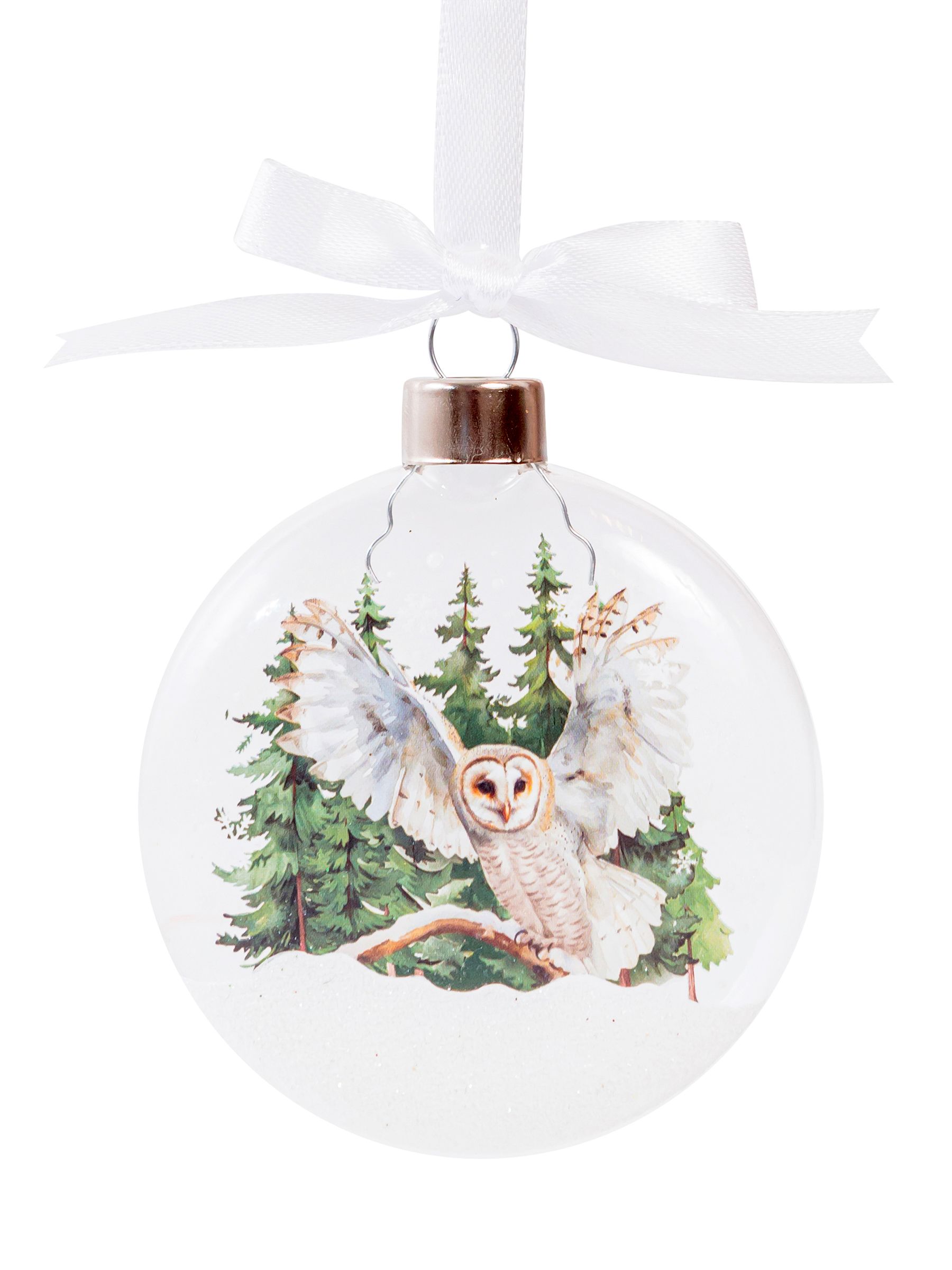 Изображение товара Новогоднее подвесное украшение 8x2x8 арт.95596 от Феникс-Презент белое