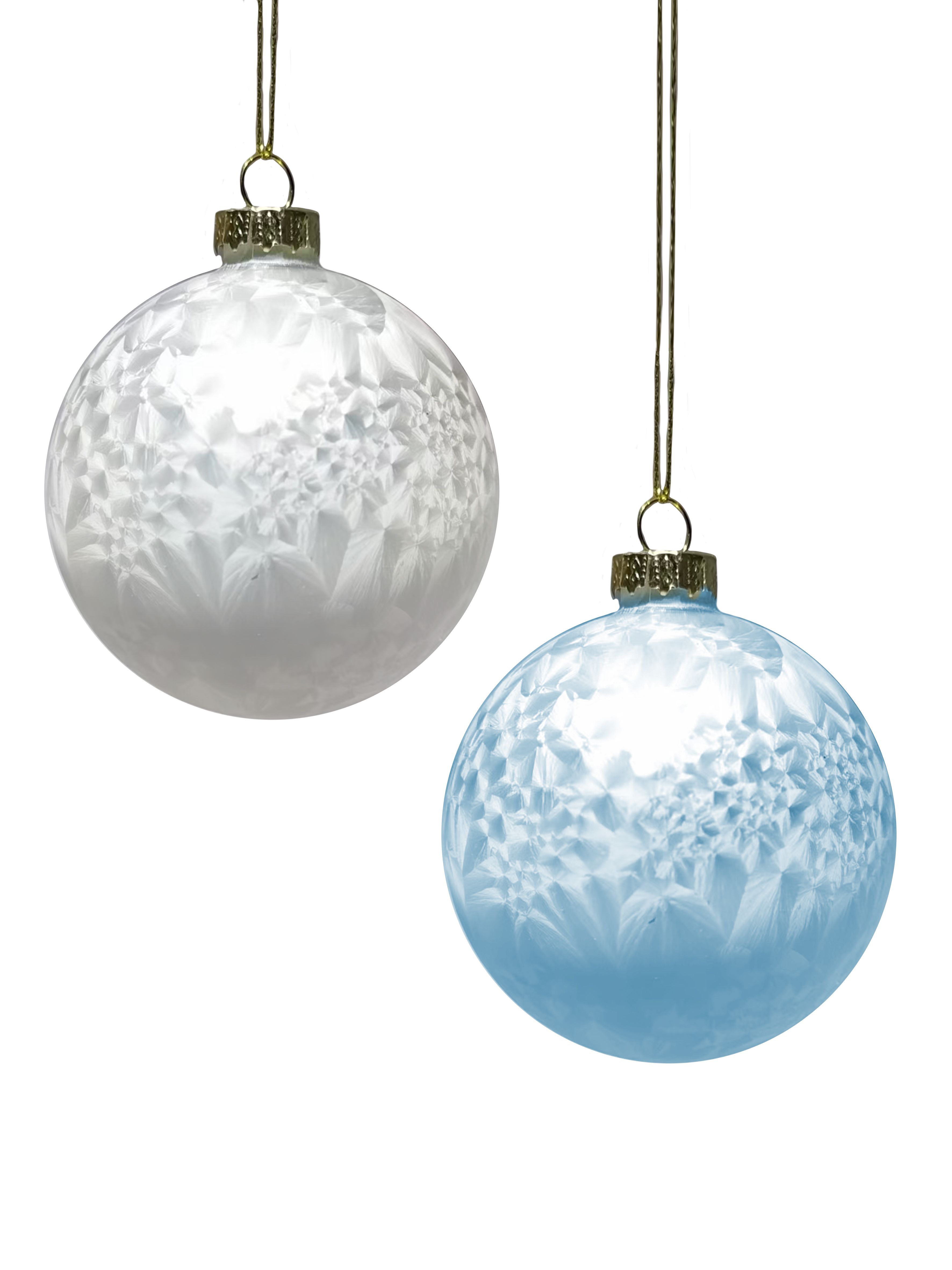 Изображение товара Новогоднее подвесное украшение 8х8х8 см Арт.95437 Белое