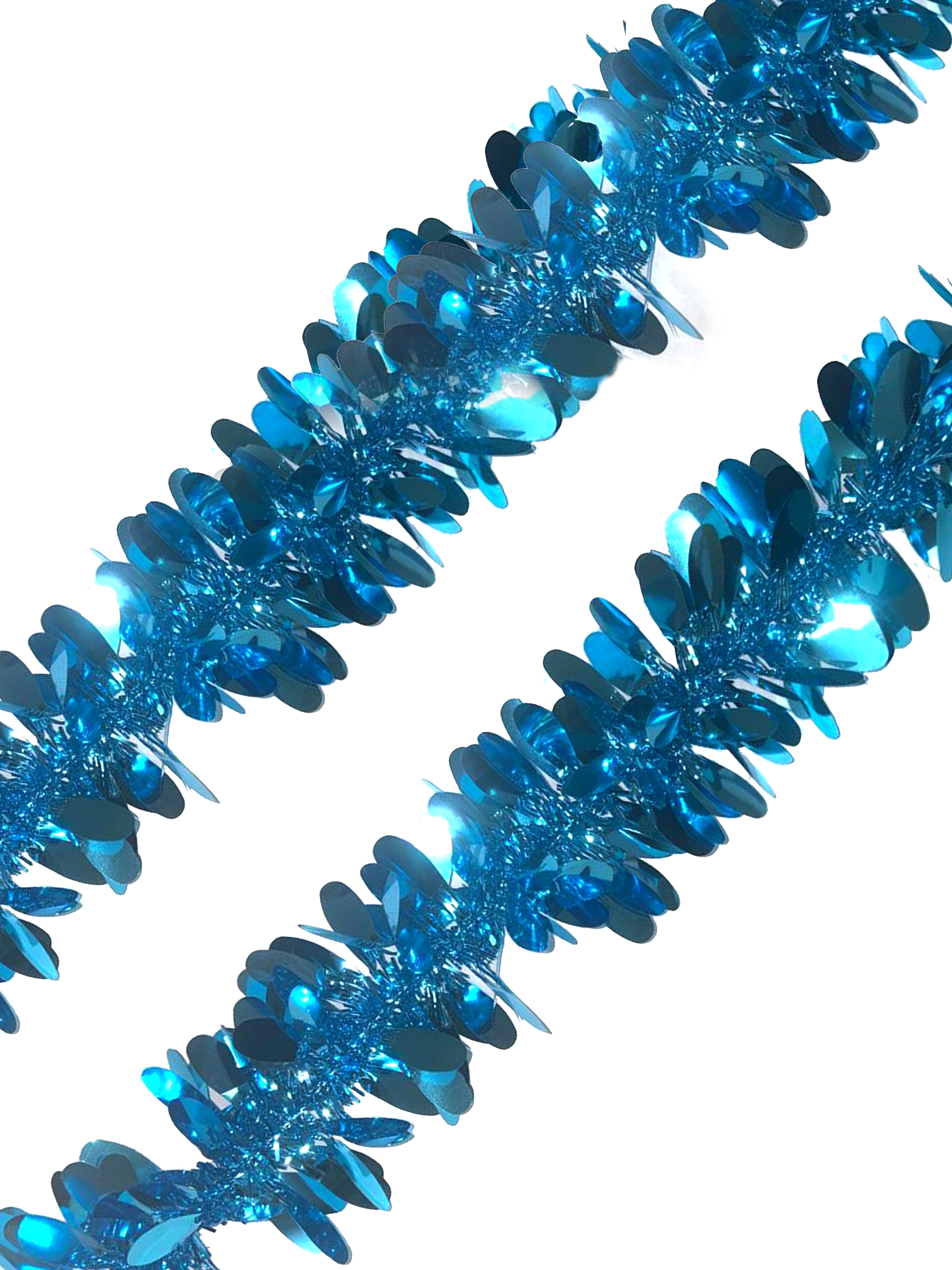 Изображение товара Новогодняя мишура Феникс-Презент 9*200 арт.92309 синяя для украшения