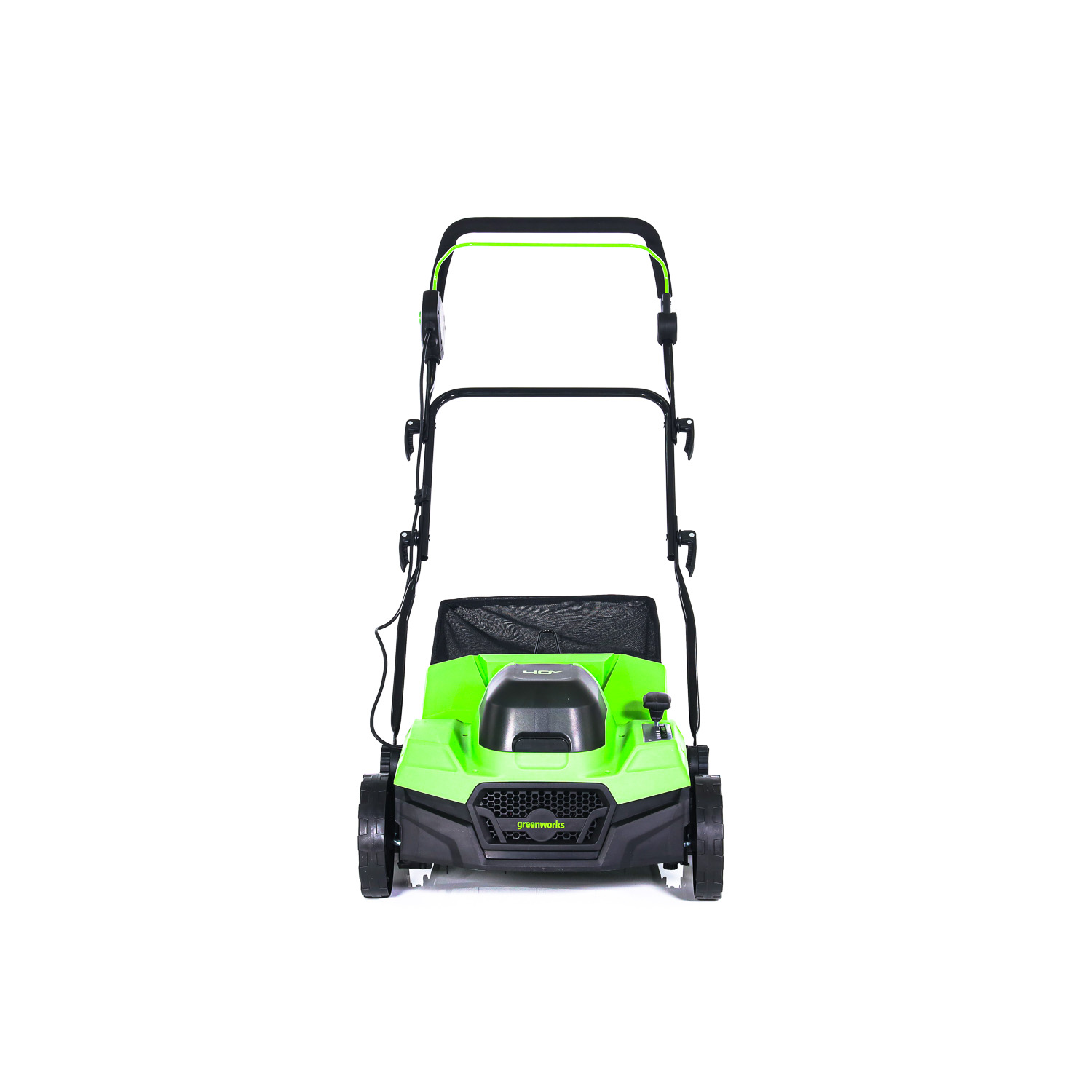 Изображение товара Аккумуляторный аэратор-скарификатор Greenworks GD40SC38IIK4 40V бесщеточный комплект