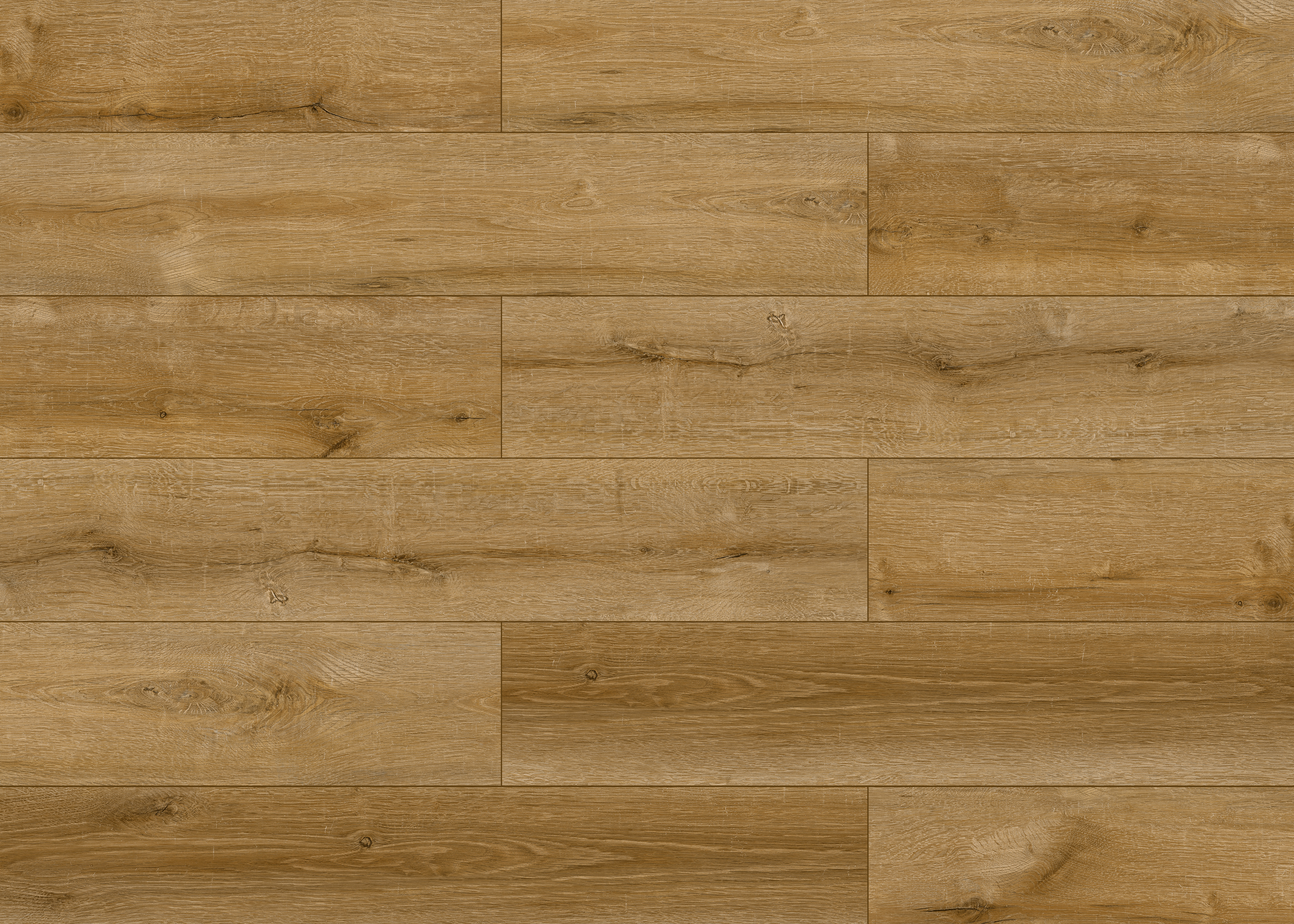 Изображение товара Ламинат SPC DEW SI 4,1ММ/43 класс дуб янтарь 3,069 кв.м. стильное водостойкое покрытие