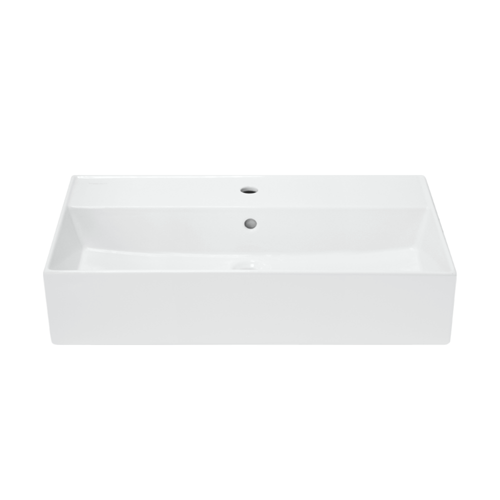 Изображение товара Мебельная раковина Novel 80 см из фарфора для ванной с отверстием под перелив