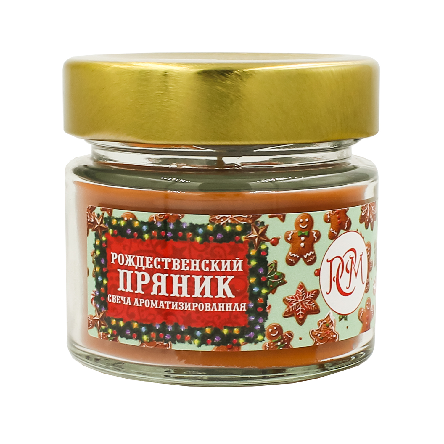 Изображение товара Свеча в банке РОЖДЕСТВЕНСКИЙ ПРЯНИК, 14ч, 100мл