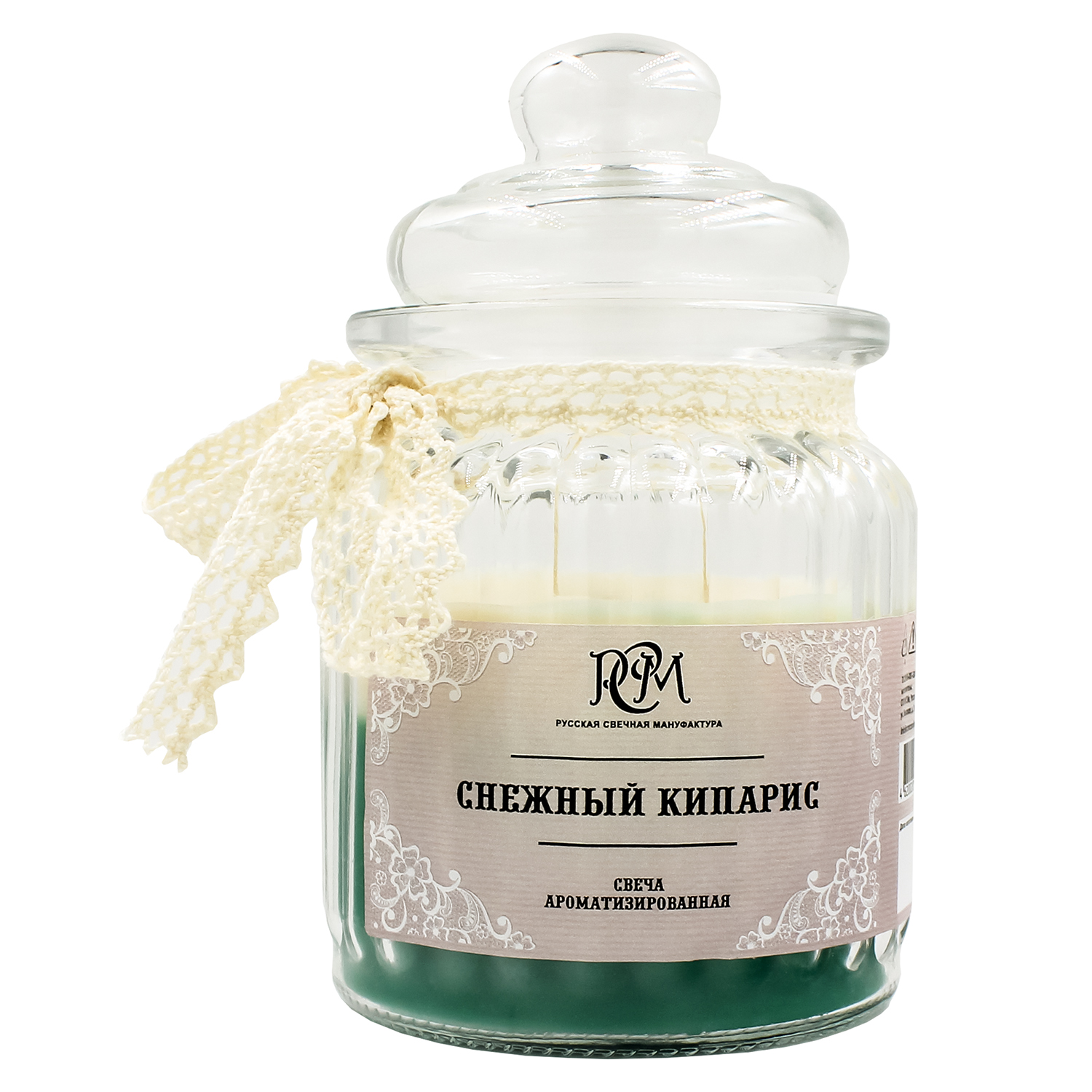 Изображение товара Свеча в банке СНЕЖНЫЙ КИПАРИС, 45 ч