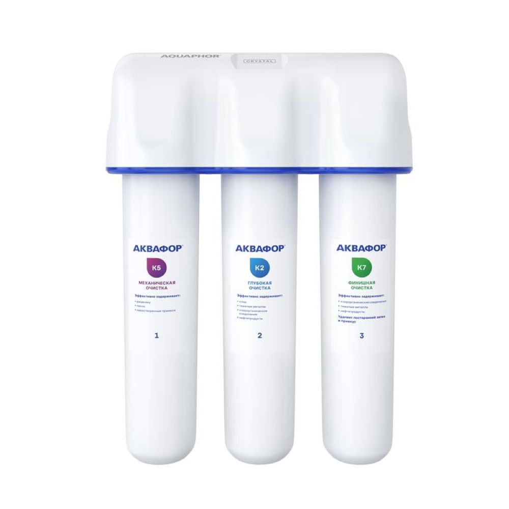 Изображение товара Фильтр для воды под мойку Аквафор Кристалл А без крана домашняя очистка воды