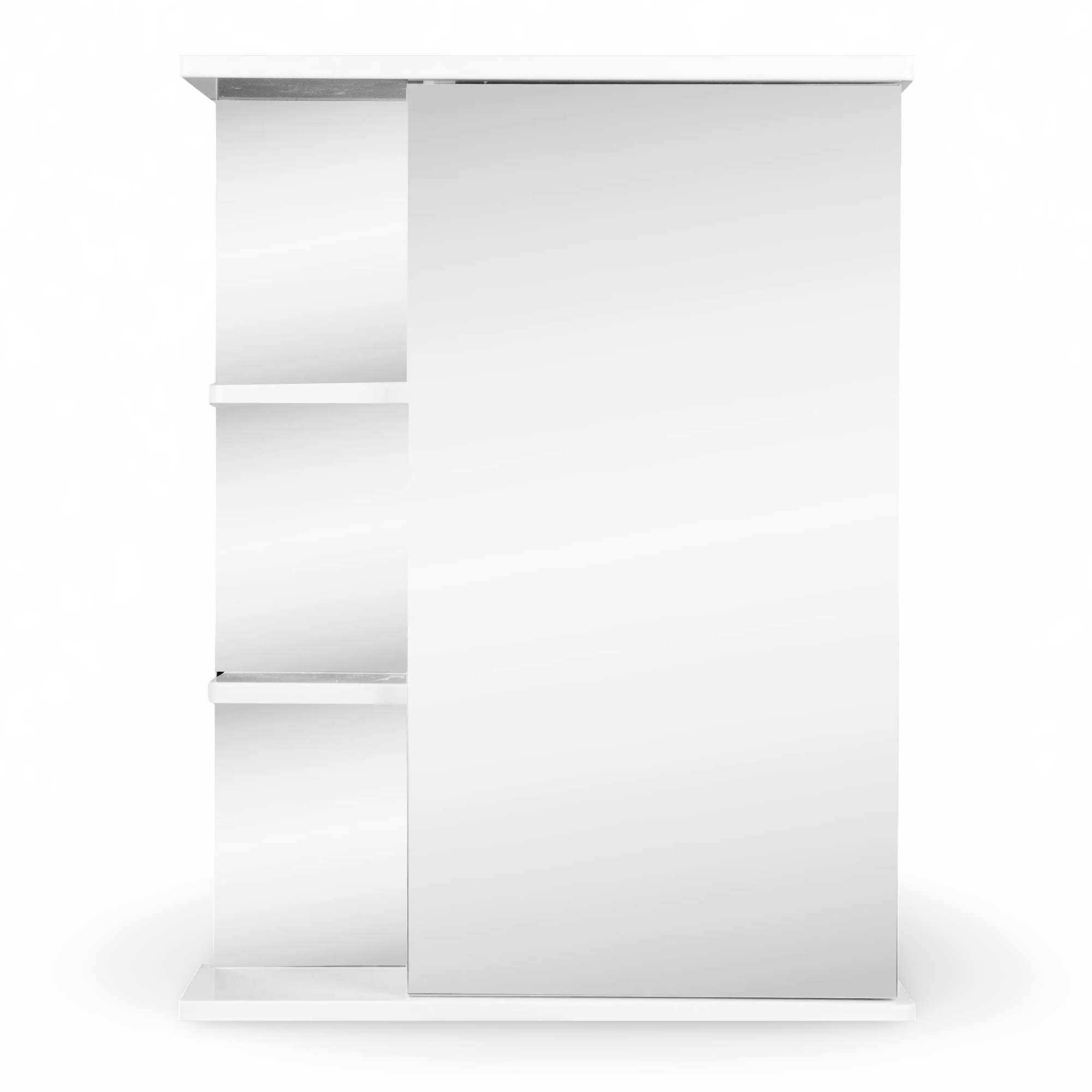 Изображение товара Зеркальный шкаф навесной Ароми 77x50 см белый для ванной комнаты