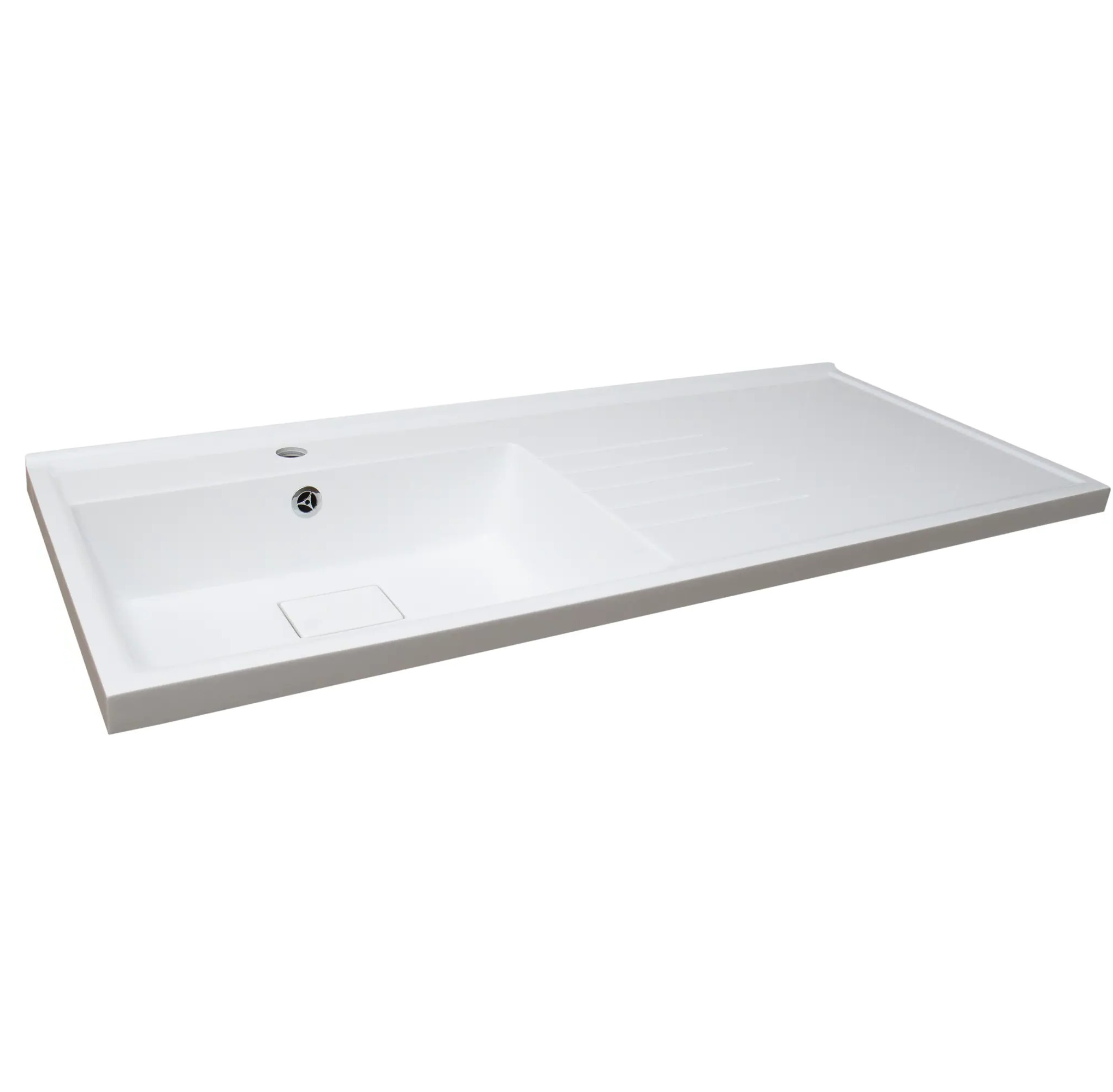 Изображение товара Раковина Nova на стиральную машину 120 см литьевой мрамор левая