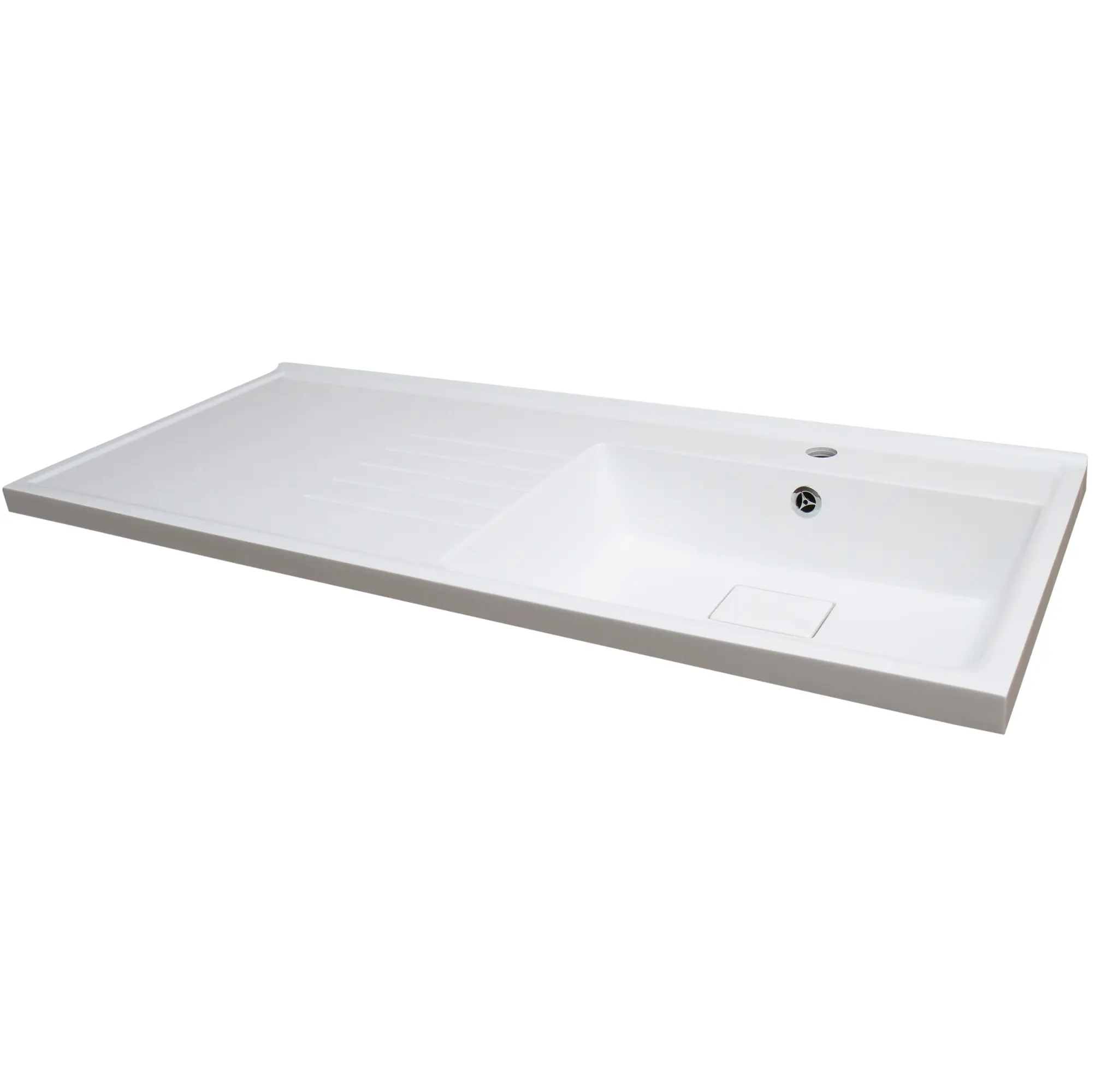 Изображение товара Раковина Nova на стиральную машину 120 см литьевой мрамор правая