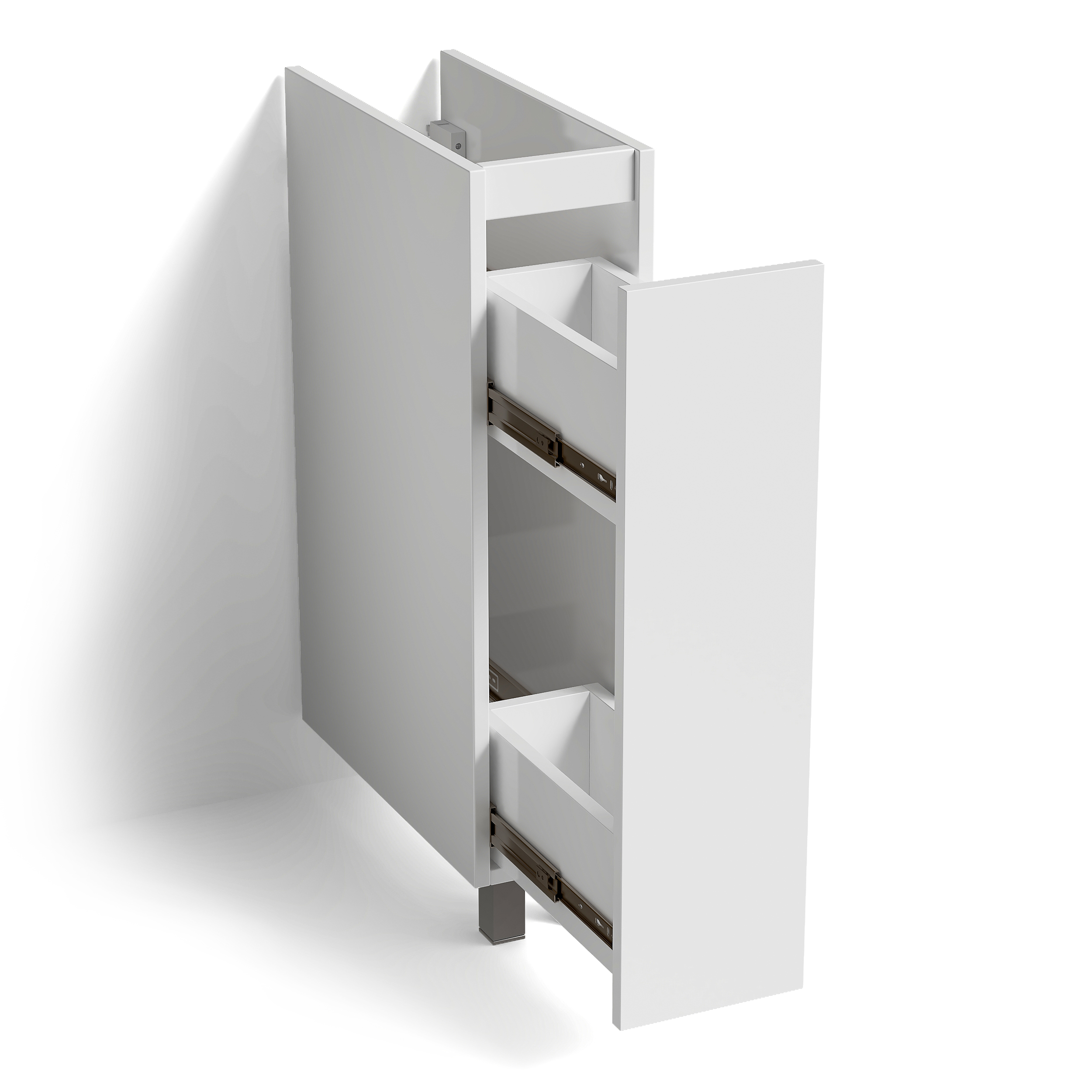 Изображение товара Тумба под стиральную машину Nova напольный распашной 88,5x18 см глянец белый (раковина арт. 5747432, 5747431)