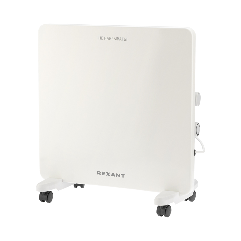 Изображение товара Электрический конвектор Rexant 0.5 кВт с механическим термостатом для обогрева помещений